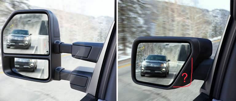 Ford F-150 Trailer tow mirrors with BLIS (Blind Spot Information System) vs Standard Mirrors 4A1795C9-709C-470A-B73E-083C3BFA3D83
