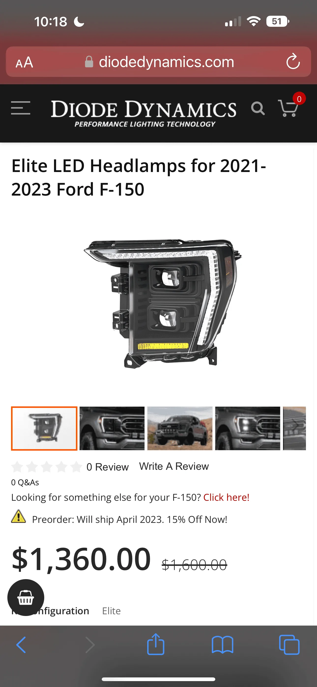 Ford F-150 NEW Diode Dynamics Headlights 4A7A5ED3-8B0F-48BB-B0AD-22189494909F