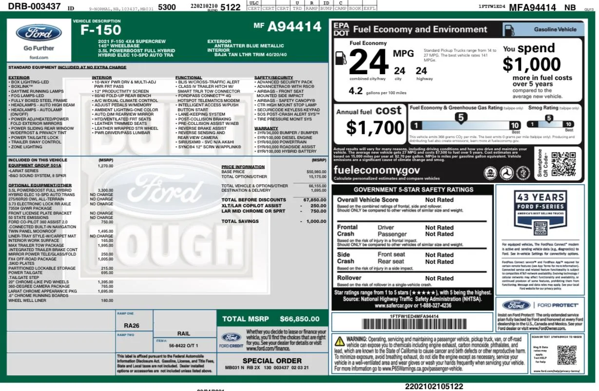 Ford F-150 2/8 builds 4B1C97A2-BD8A-4068-AEF6-33A9CCA8144A