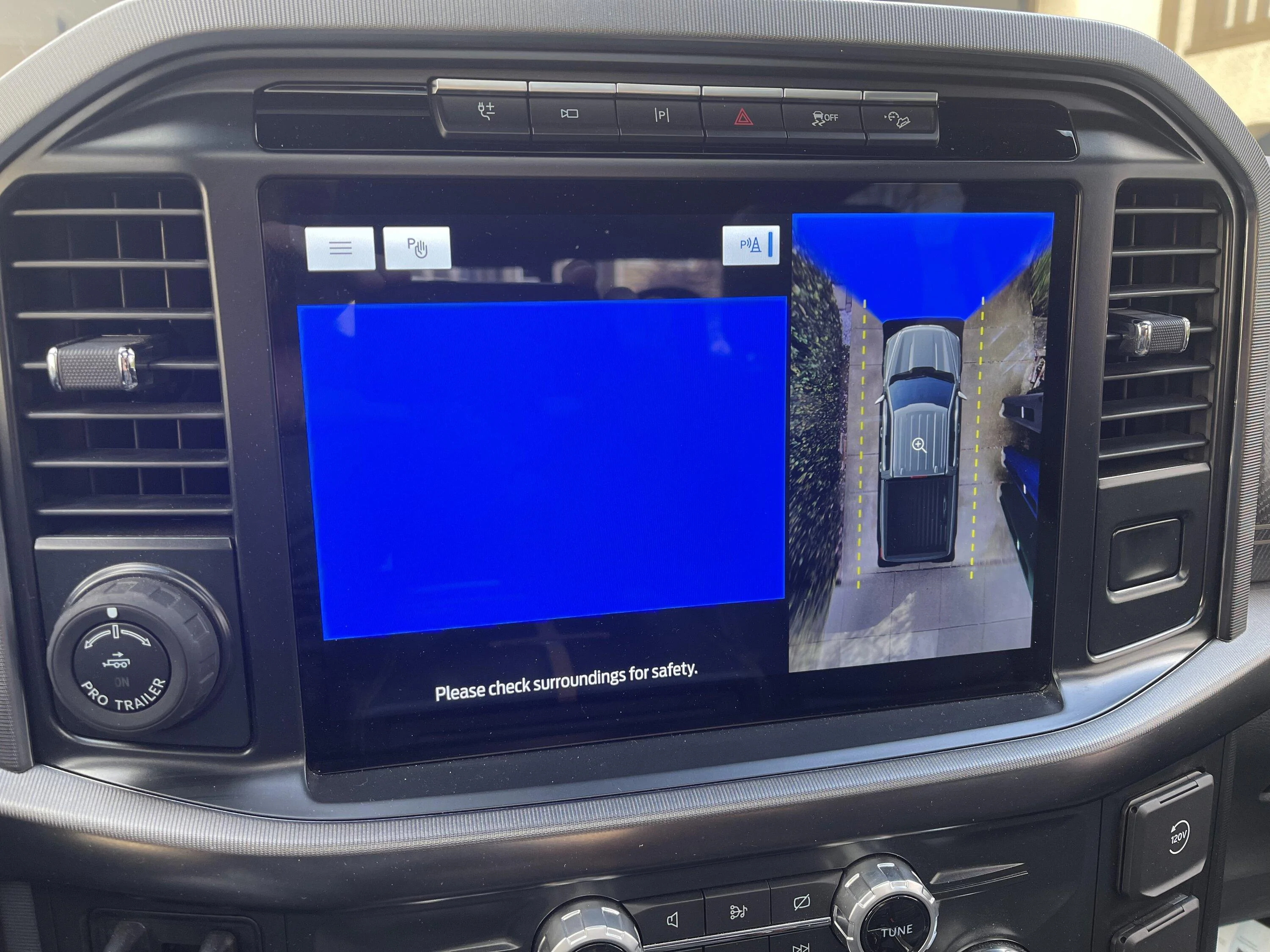 Ford F-150 Blue screen instead of front camera 4D446C88-85D8-4F20-A387-4DA8BB8CC358