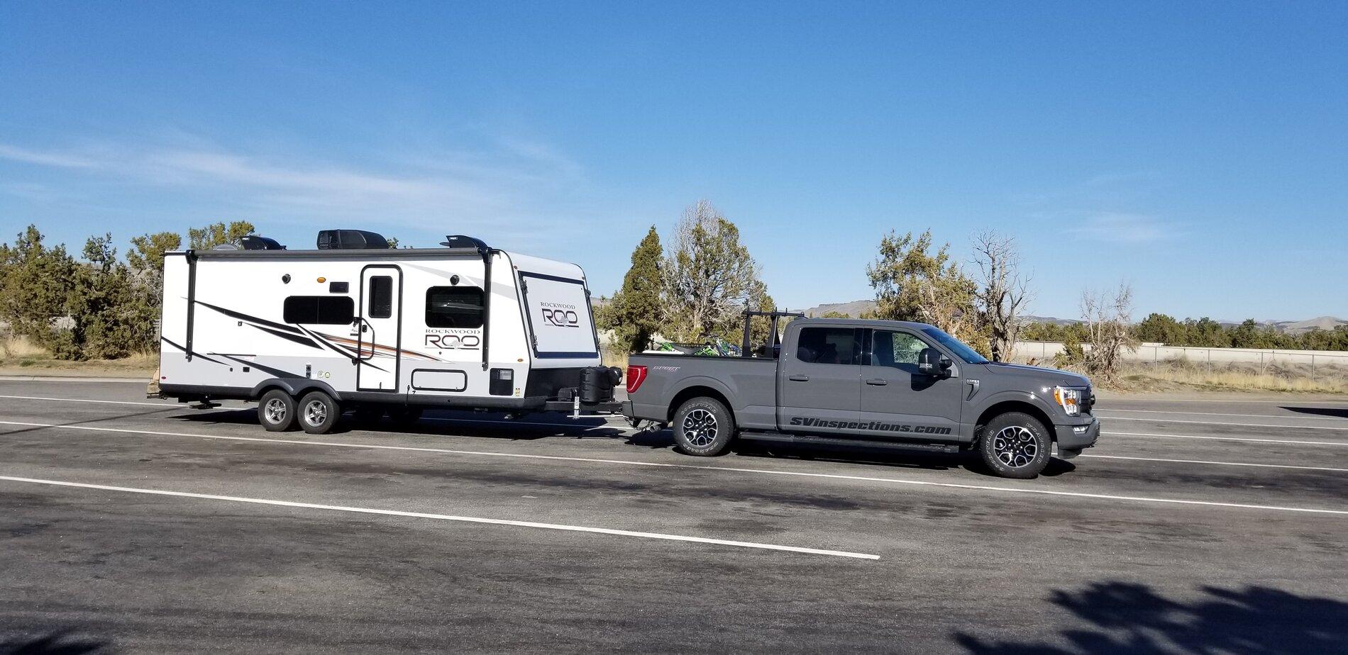Ford F-150 Towing 24 Ft Aluminum with UTVs 5