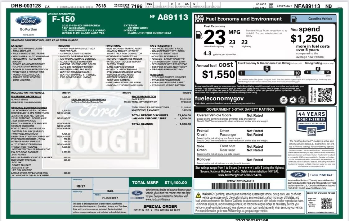 Ford F-150 03/21/22 Build Week Group 50152043-161C-4D08-976A-E805666A8F0B