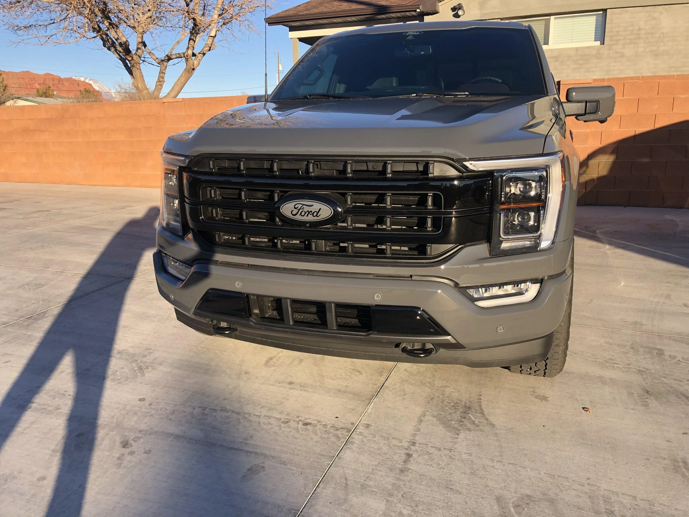 Ford F-150 Front and rear emblems to match Leadfoot color? 503CCCA9-BA38-4644-9020-534F0BC4C7C4