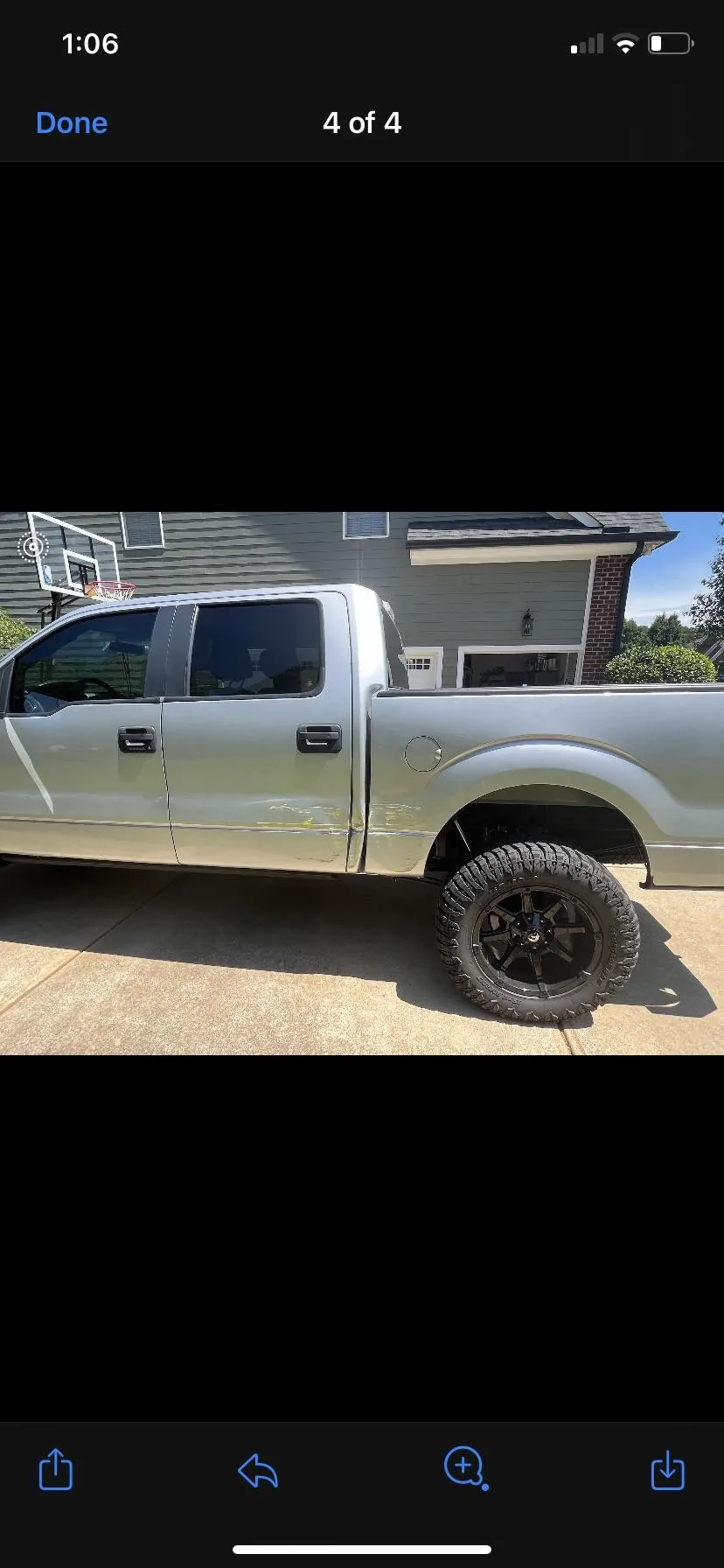 Ford F-150 F-150 sideswiped a pole any guesses for repair cost I was offered the option to buy it as is 5715F068-E586-489D-8D77-8421DEBA8C50