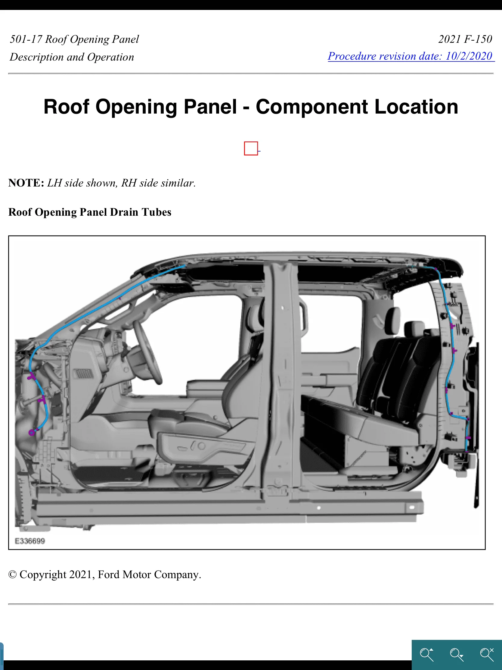 Ford F-150 Sunroof Leak 5AA9B783-0350-4B8D-B458-EFC15D40D681