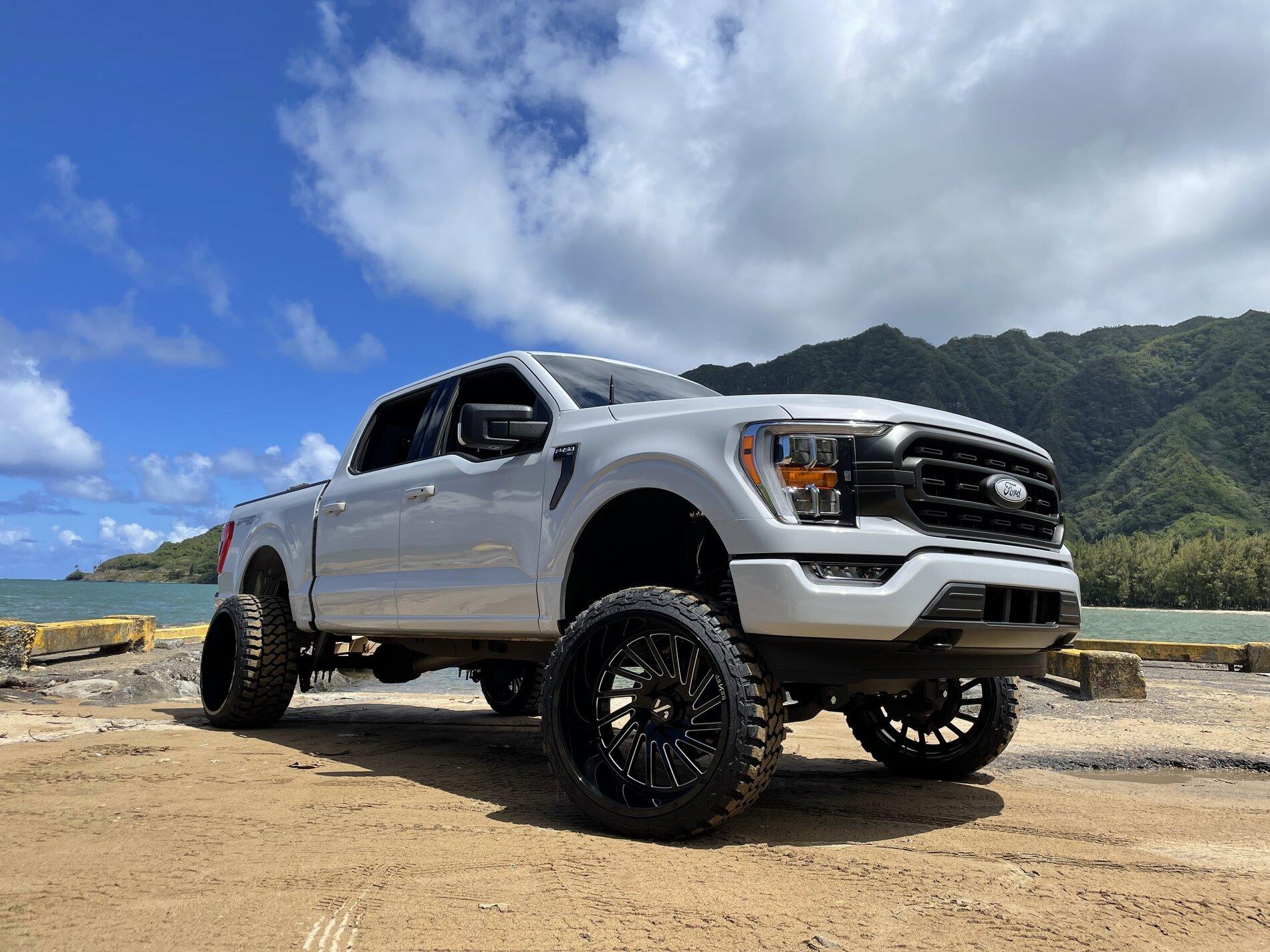 Ford F-150 2021 Space White F150 XLT BDS 6inch and 24x14 5B3A38C7-BC84-4E9E-AE4A-A1CDAD8F8933