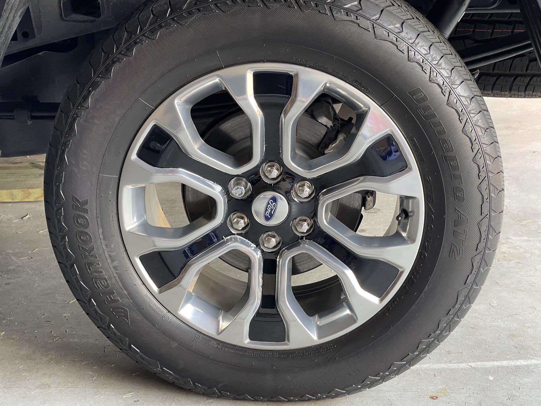 Ford F-150 Platinum wheel makeover 5DA3C8CB-6394-4C59-8251-E543B863986A