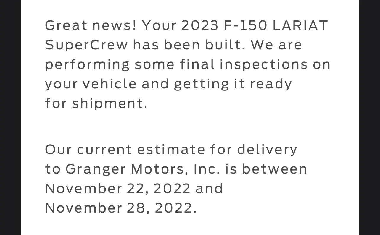 Ford F-150 11/7 Build Week- MY ‘23 5E988911-383F-47AF-B7D9-B0F5B7282D61