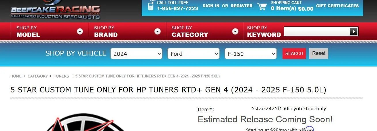 Ford F-150 2024-2025 5.0 tuning...it's coming soon 5startunes