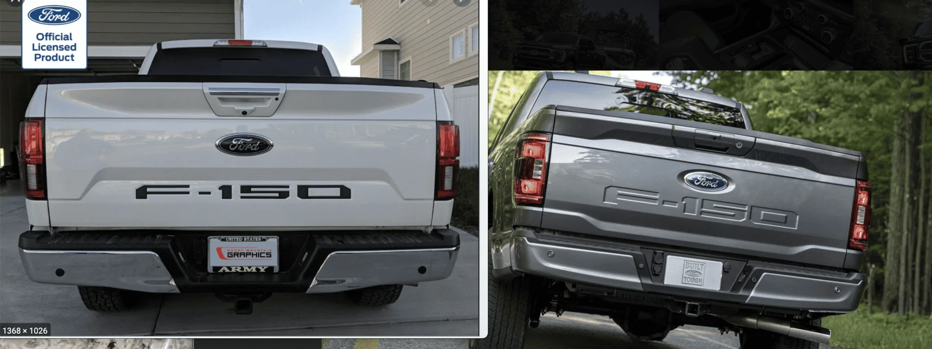 Ford F-150 Tailgate F150 Stamp lettering larger than 13th gen? 60EEF909-1EFB-41F9-82CF-75DD72E818D9