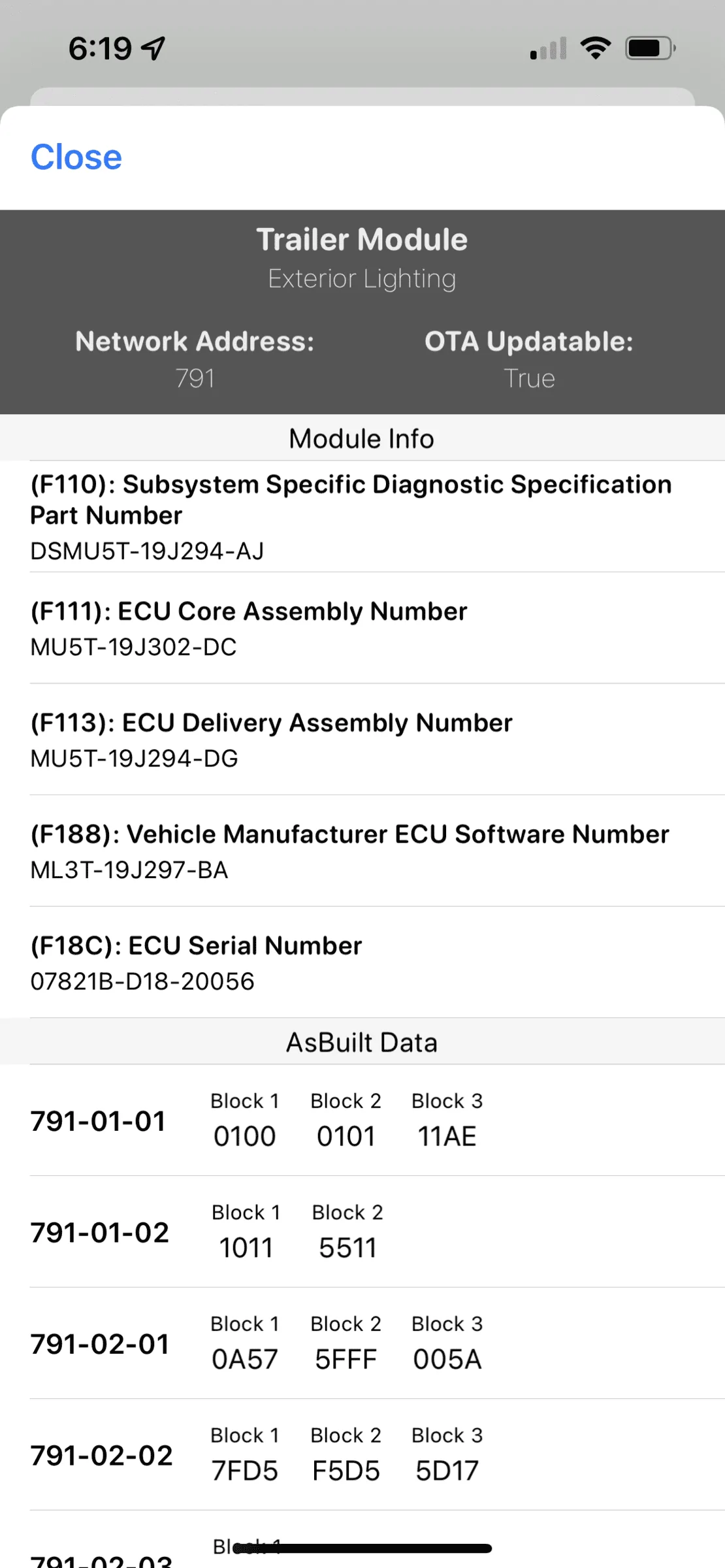 Ford F-150 Recall: REPROGRAM INTEGRATED TRAILER RELAY MODULE (Campaign/NHTSA#
22S17/22v193) 61E72EDA-291B-42B2-B7F0-522BE4AFC726