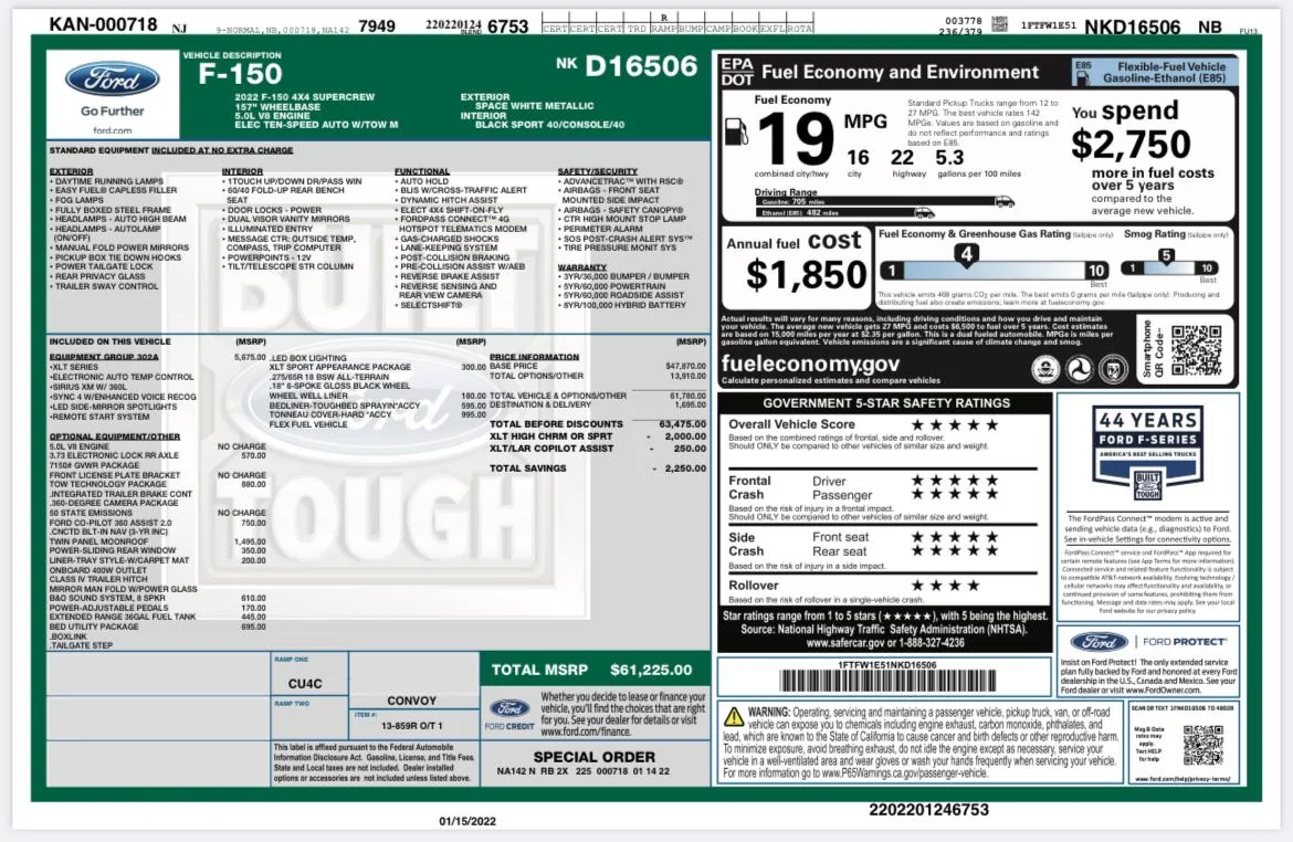 Ford F-150 01/24/2022 Build Week 62B5E7AA-26B7-4029-A1F7-9BDBD047F50D