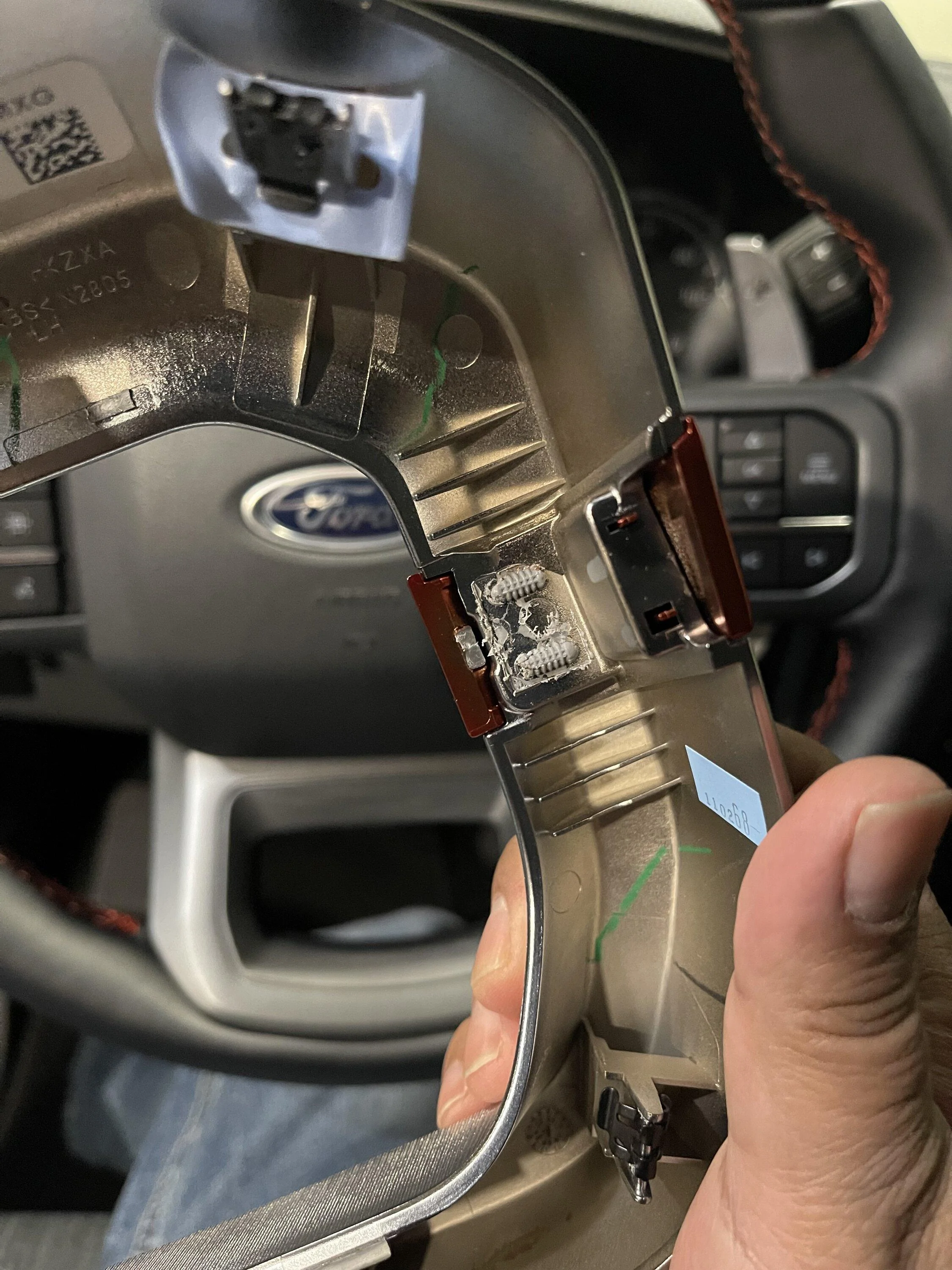 Ford F-150 Air vent trim flag Easter egg 631992AE-021B-4502-87D0-E981E854AA19