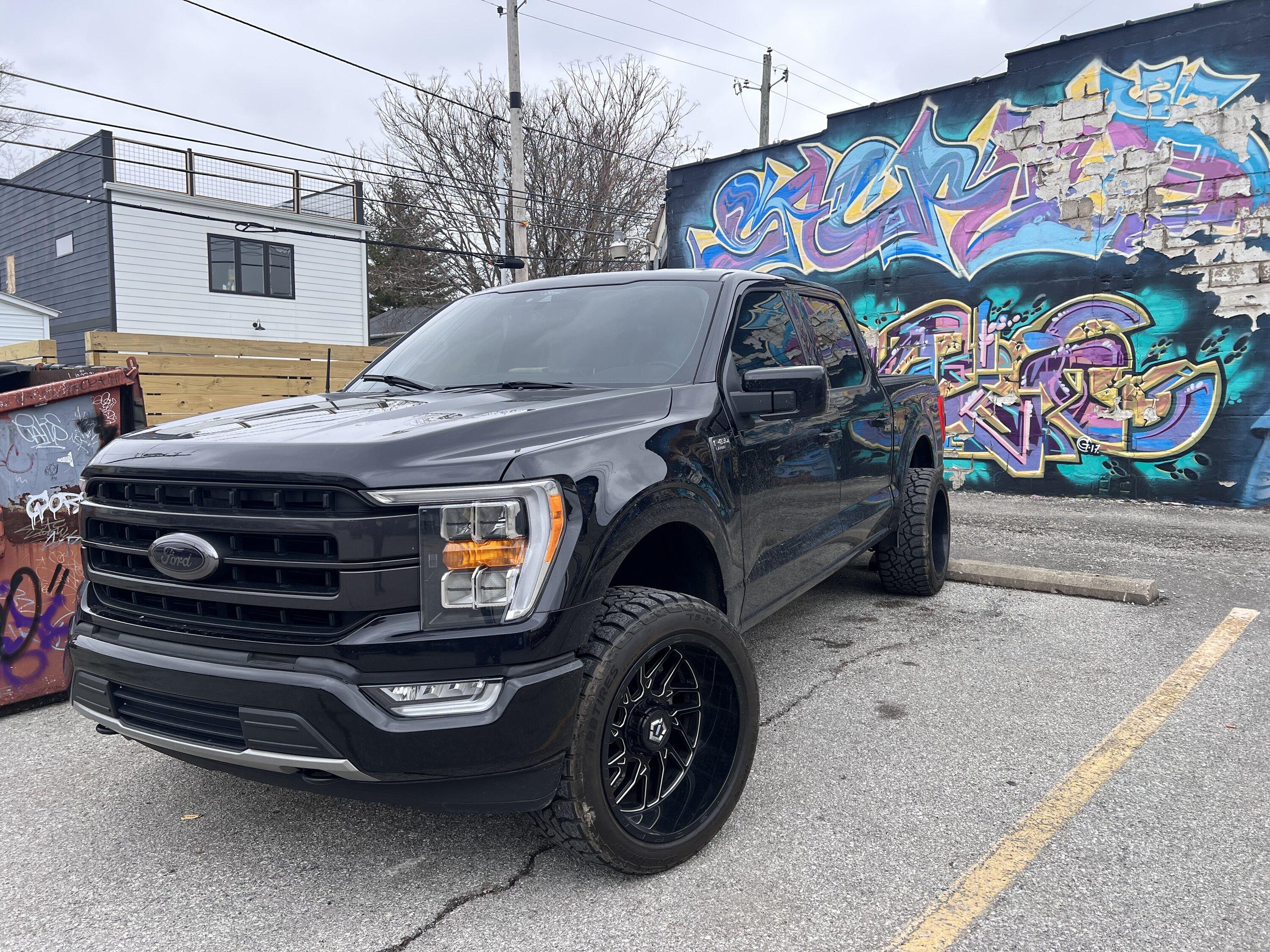 Ford F-150 Chrome delete on my 2021 Lariat - before & after pics 632D8F60-E6E6-4954-8959-C088ED54A84F