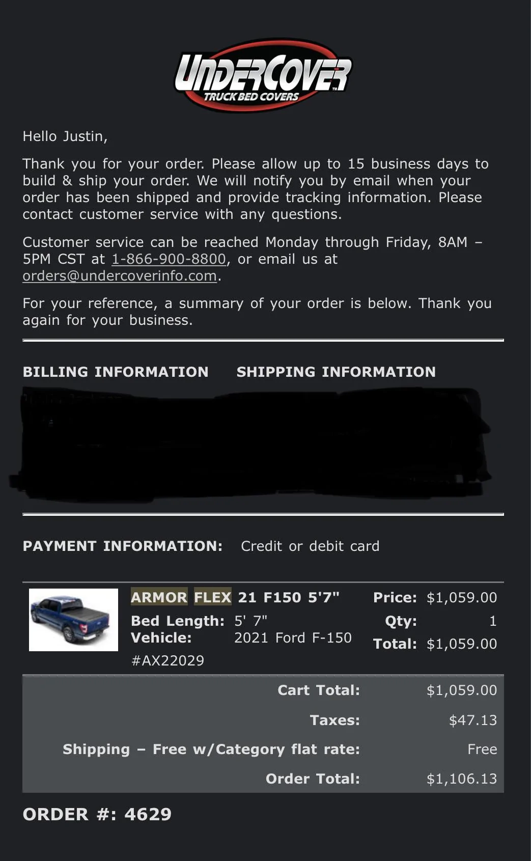 Ford F-150 Armor Flex Tonneau Cover BNIB 6385723C-4FBA-4384-95FC-CD636D22658F