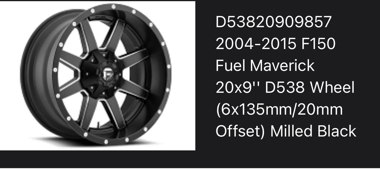 Ford F-150 20x9 Fuel Maverick - 295/55/20 Trail Grapplers 657BA55D-A681-4D41-AC08-99840B135972