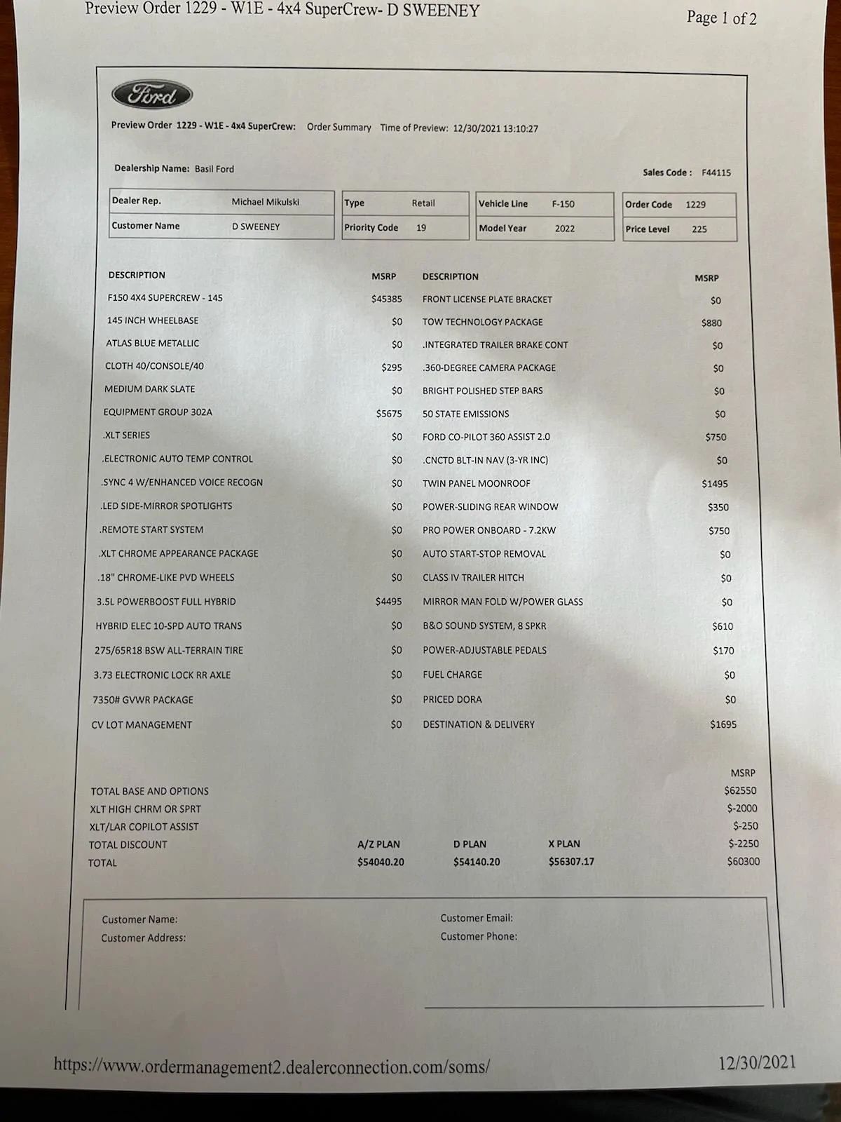 Ford F-150 2021+ F-150 Orders Tracking List & Stats [Enter Yours!] 663363121