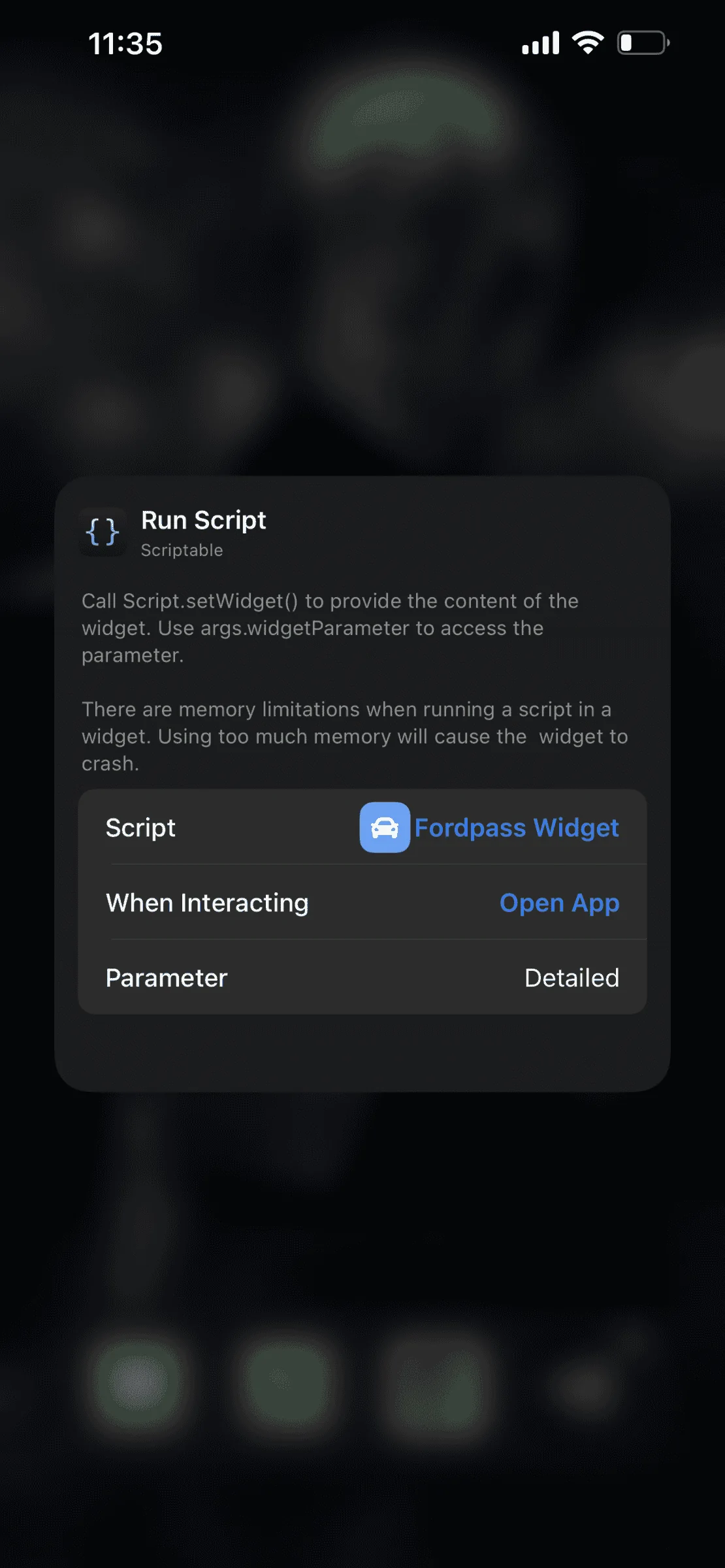 Ford F-150 FordPass - Scriptable Widget (iOS, iPad, MacOS) 697296D0-B2EB-4263-8872-D8424BEEF18F