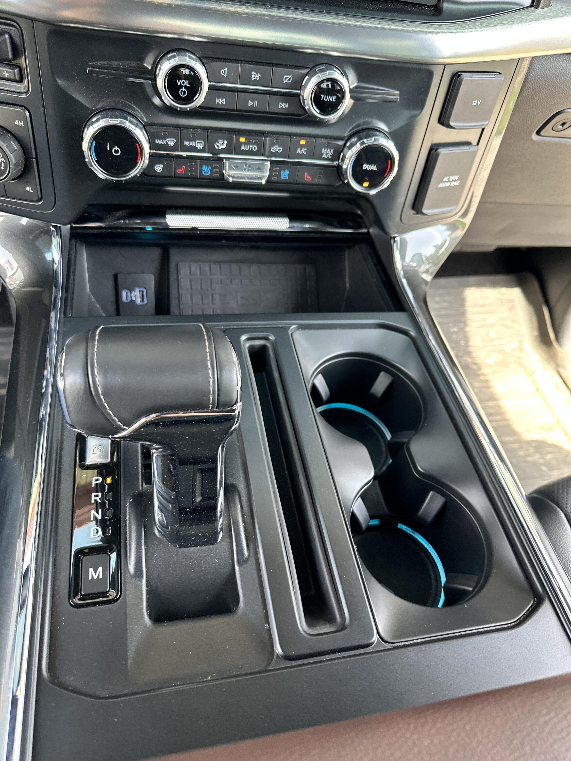 Ford F-150 Cup holder light installation / media bin light / glove box light / ambient lighting change 6A461F2E-51D8-4652-8ED6-4AD6685825D1
