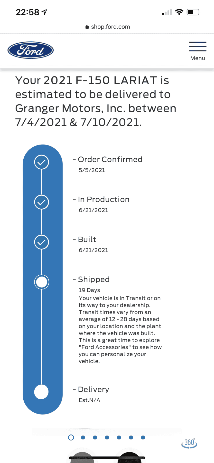 Ford F-150 6/21 build week thread 6BE27DA5-2854-4093-99ED-764C19FF5E17