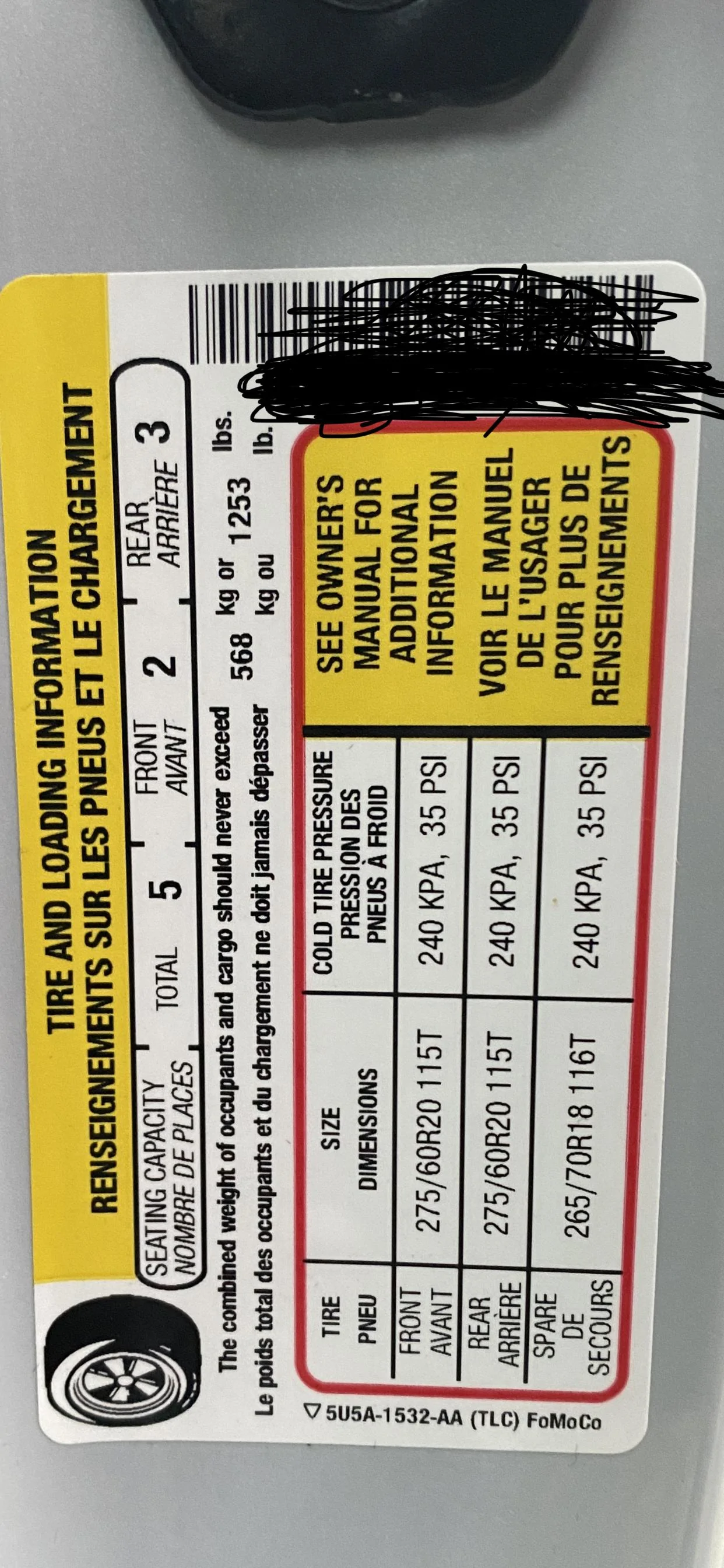 Ford F-150 Real life payloads for Lariat 6C24D05F-E9C7-4788-9500-3AA8BBF2AFED