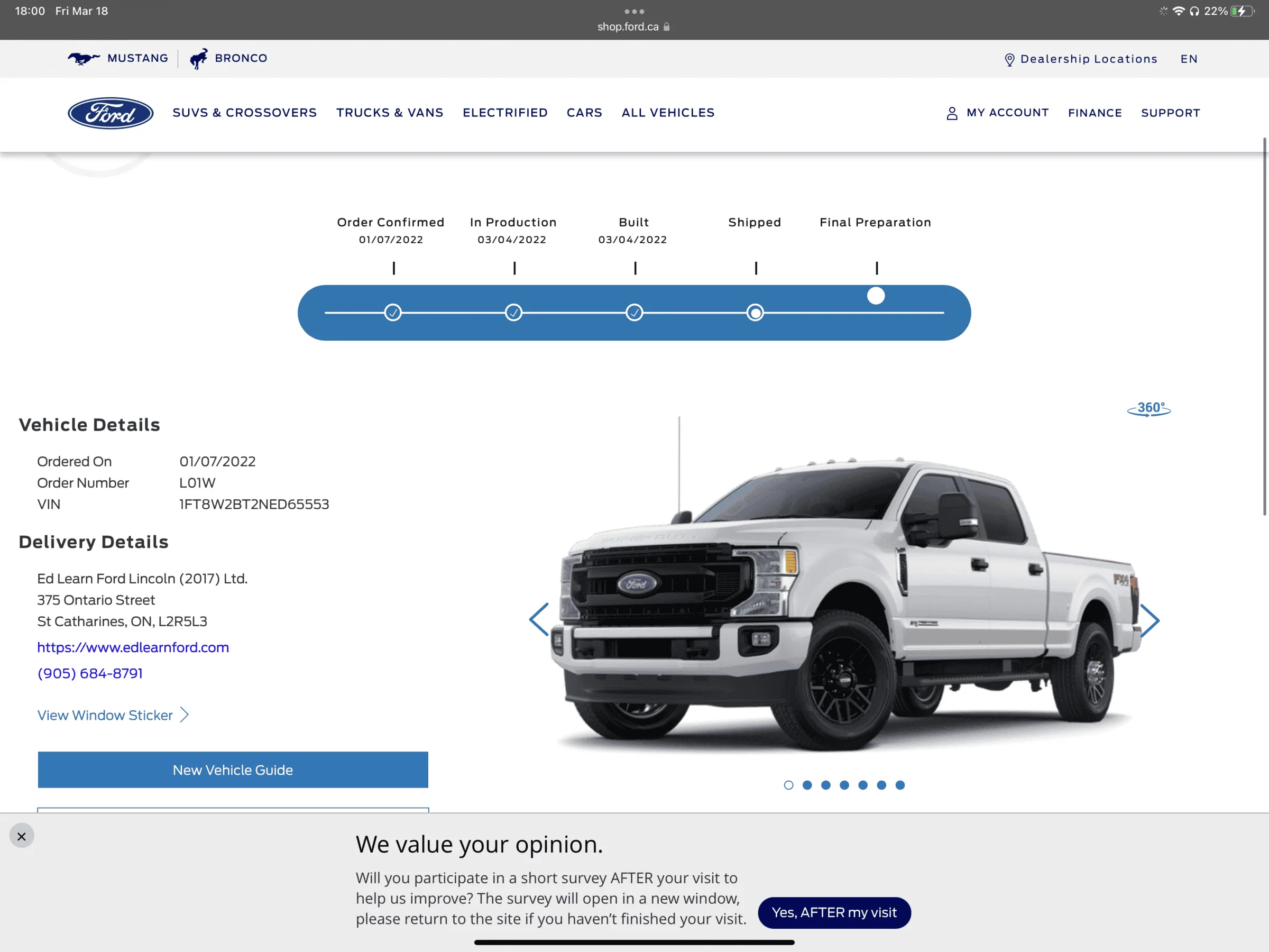 Ford F-150 Canadian VIN tracking 6ECBCA77-4CE2-4677-AC16-E1AD8BA4C419