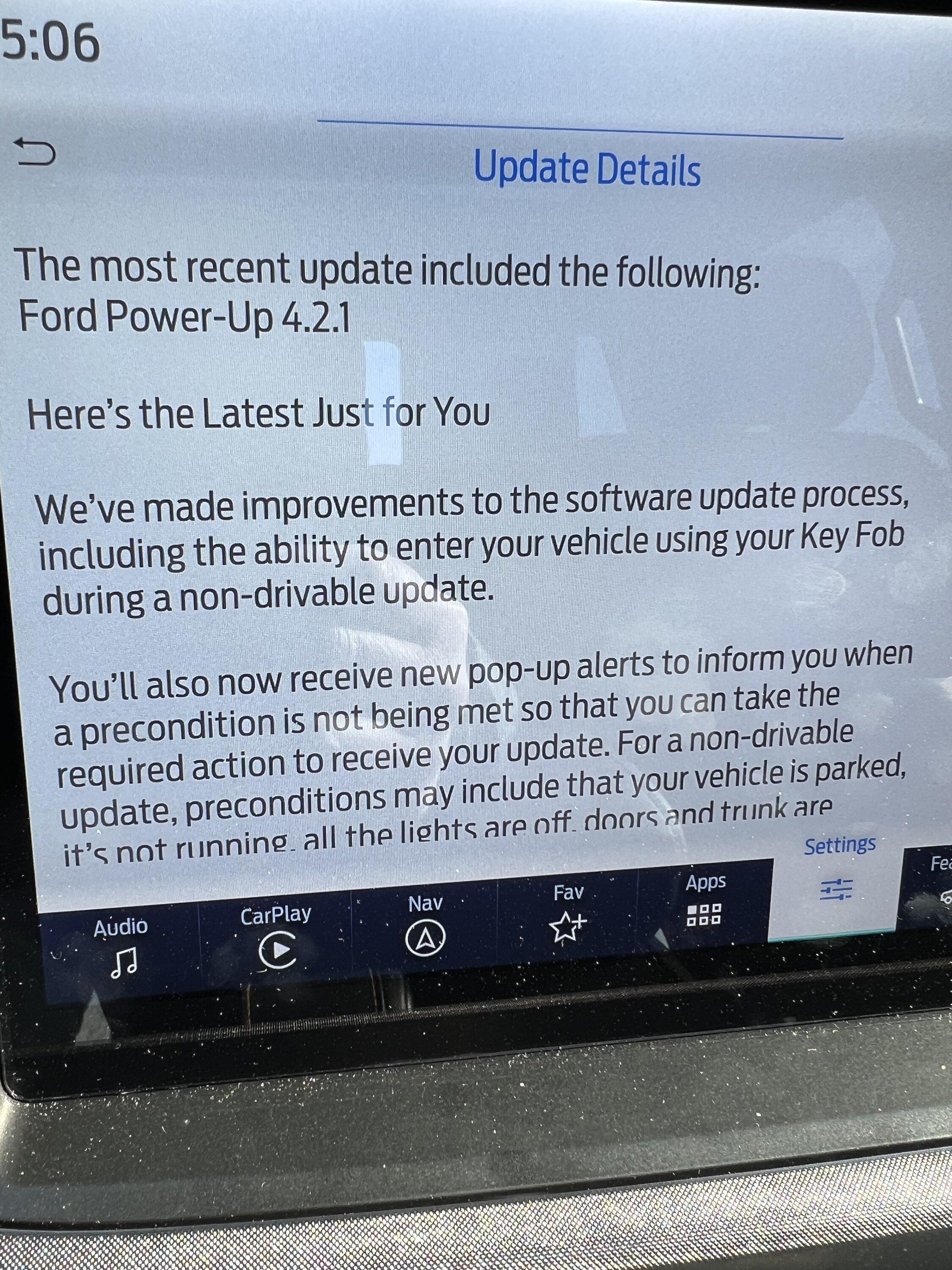 Ford F-150 Power-Up 4.2.2 Software with CarPlay Update! 6F31FF6E-2FE2-41FF-8C61-C0281E5E0990