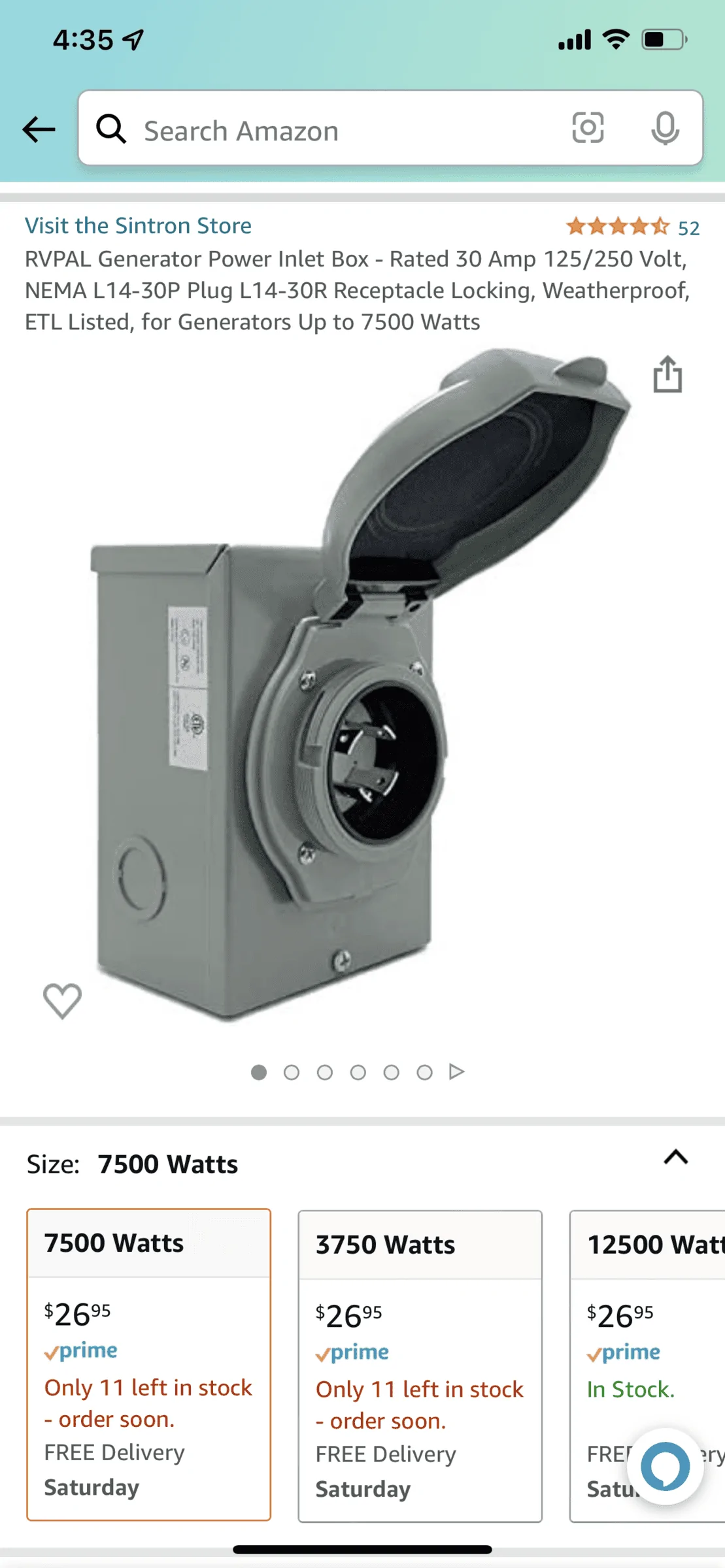 Ford F-150 Installed Transfer Switch in House 70FEB74A-C218-41CD-8681-837D6D3BFCC6