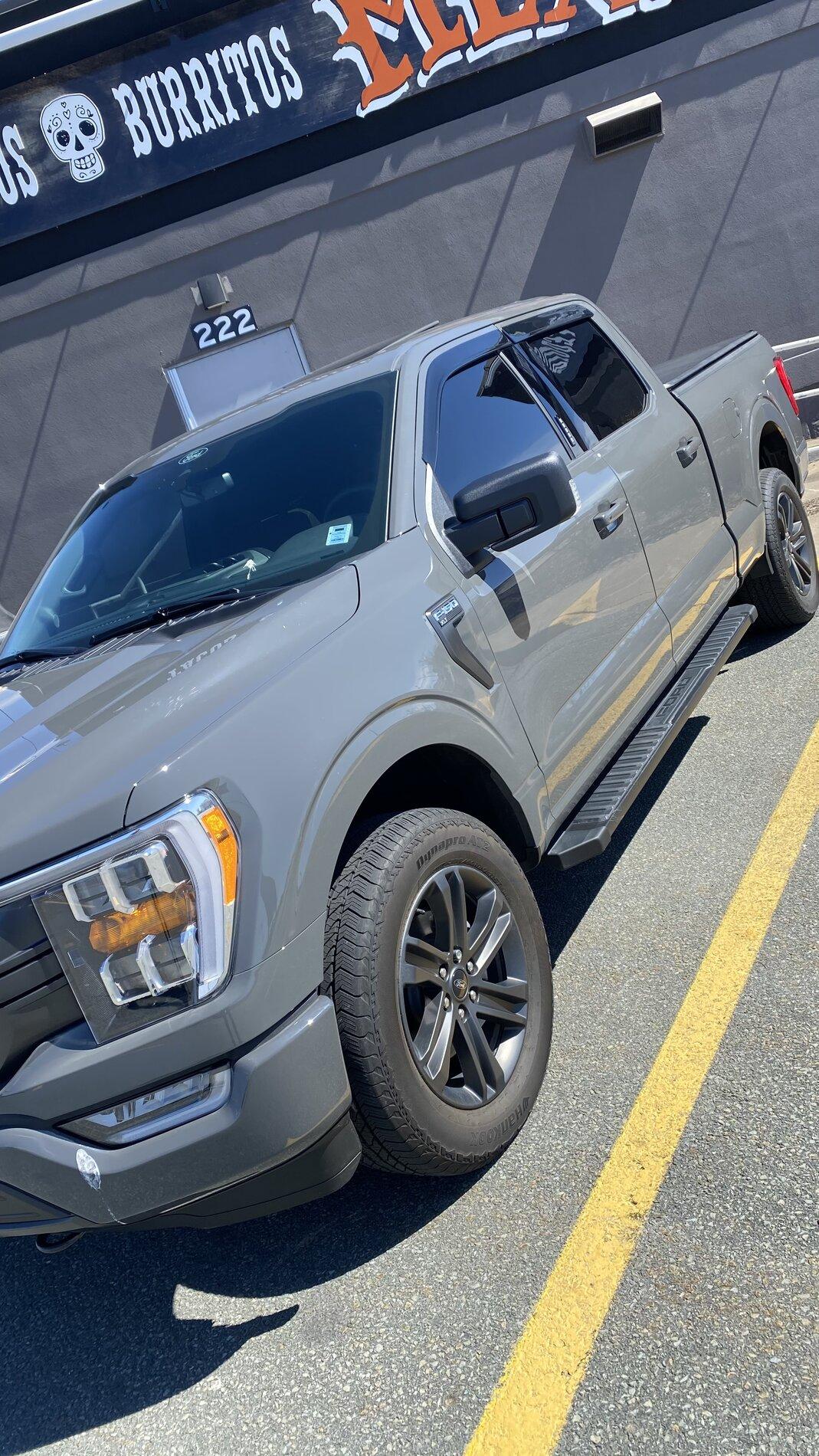 Ford F-150 AVS low profile stick on ventvisor 718A5B29-1D88-4B5A-9A6E-631467D3A185