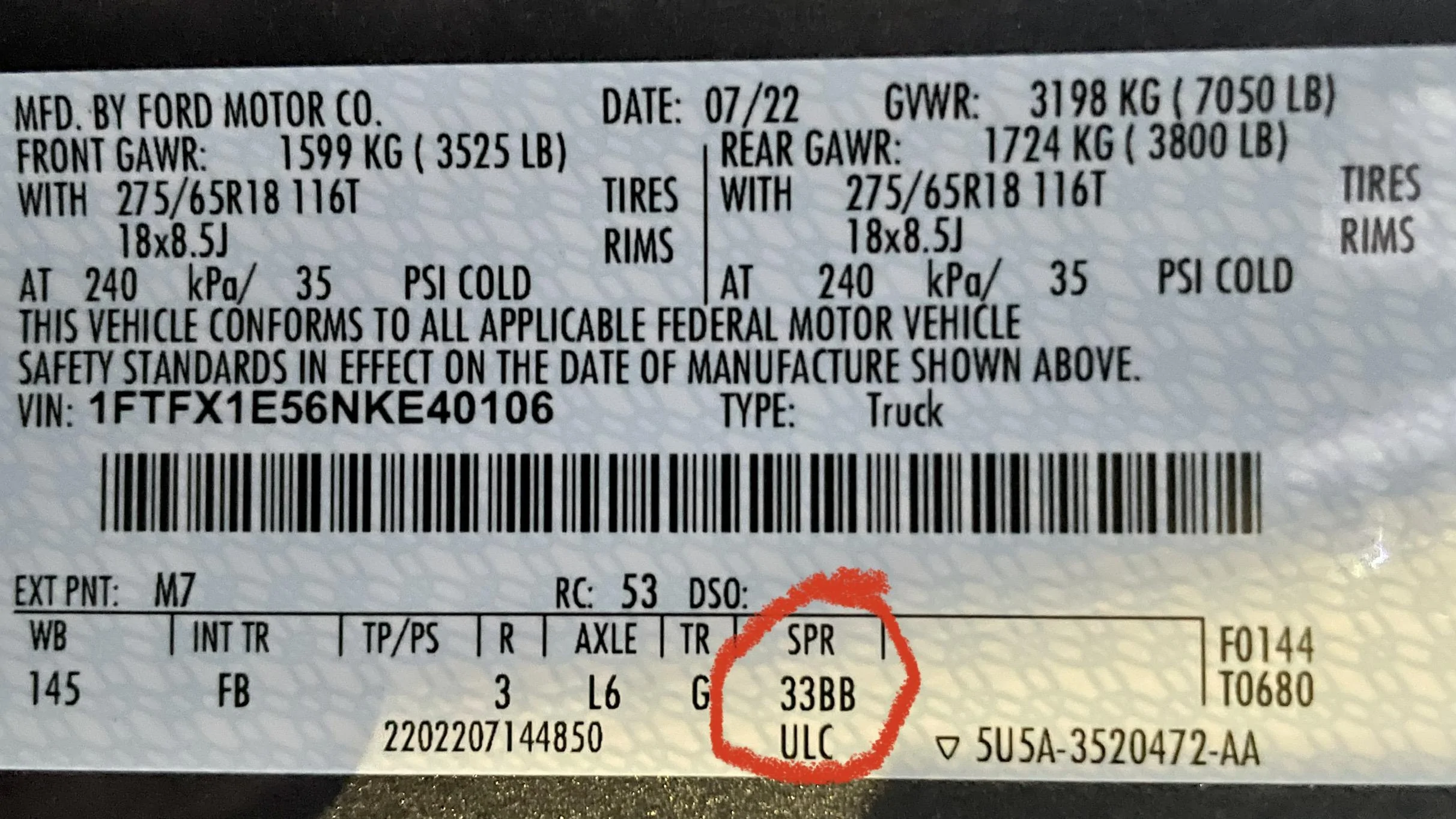 Ford F-150 Bilstein 6112 clip setting location 71DC1C12-98C6-4E46-9119-40FB2F580430