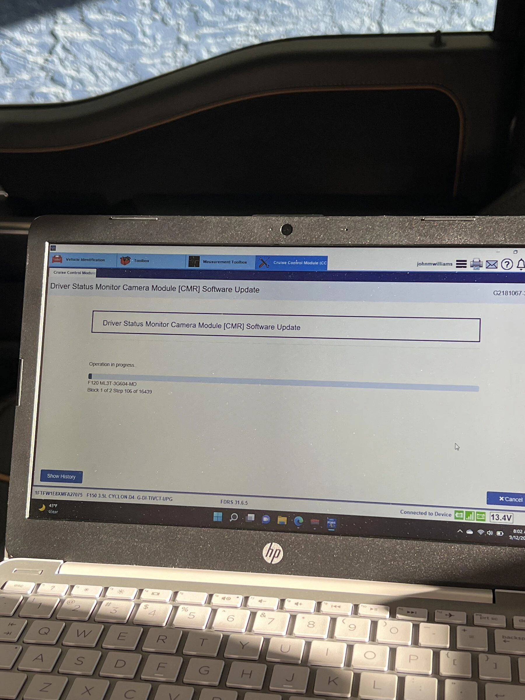 Ford F-150 ECU module programming guide using FDRS 73A41EB3-41C6-47A4-A618-BA105ADF803D