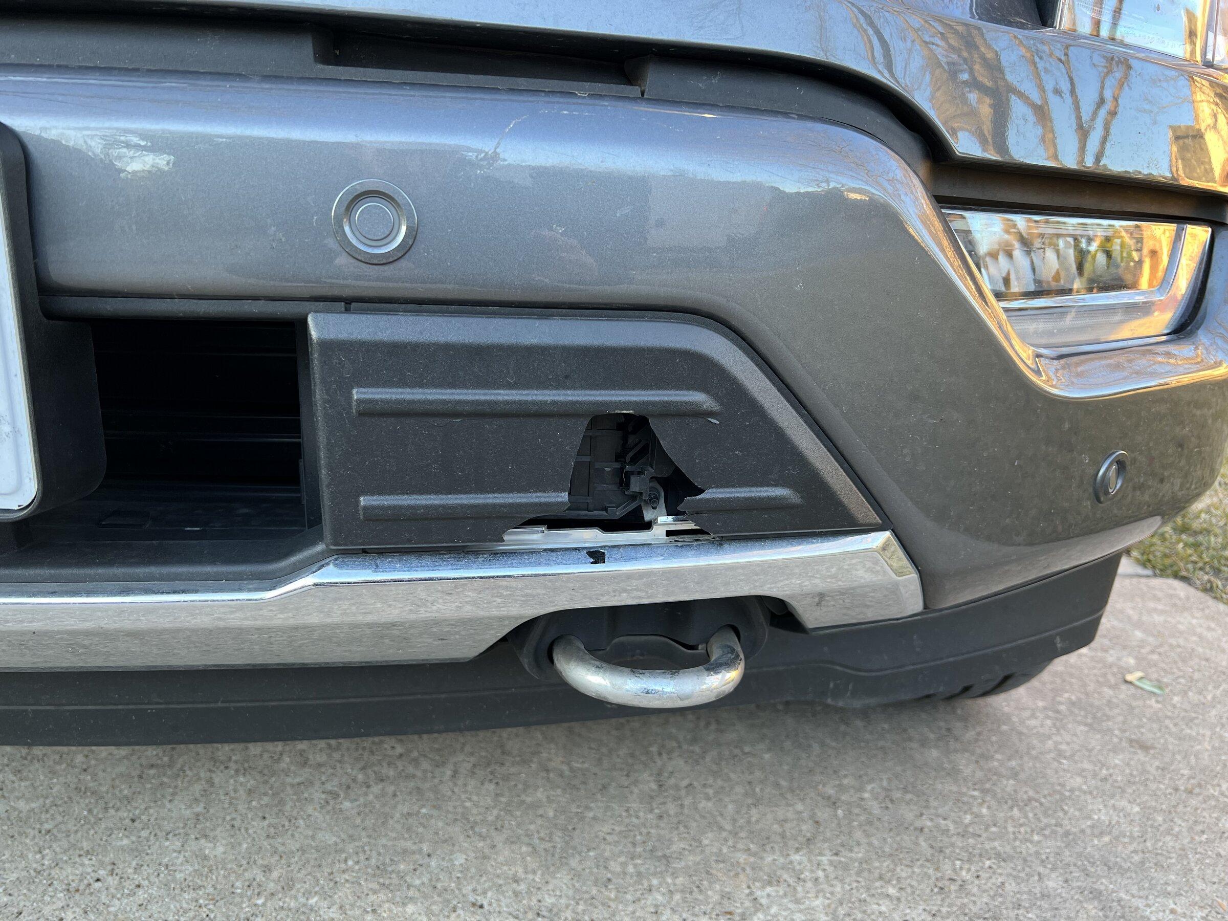 Ford F-150 Adaptive cruise sensor damaged 748FA710-BFAD-4B91-AD46-7EEF487AA526