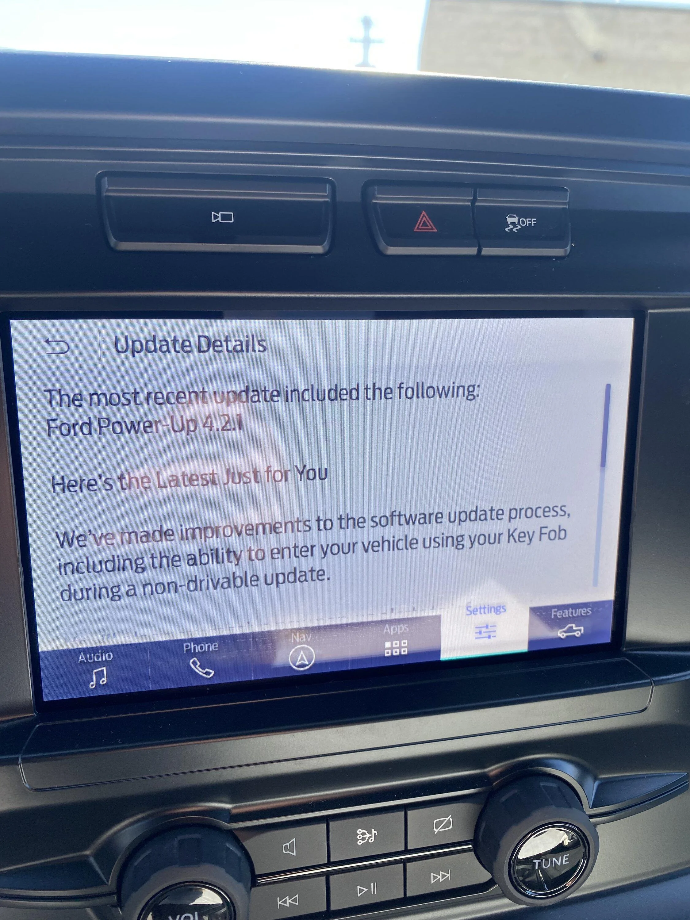 Ford F-150 Power-Up 4.2.1. OTA software update installed today 7670AFEB-DACC-4537-B3BD-3CDF85AEA8A1