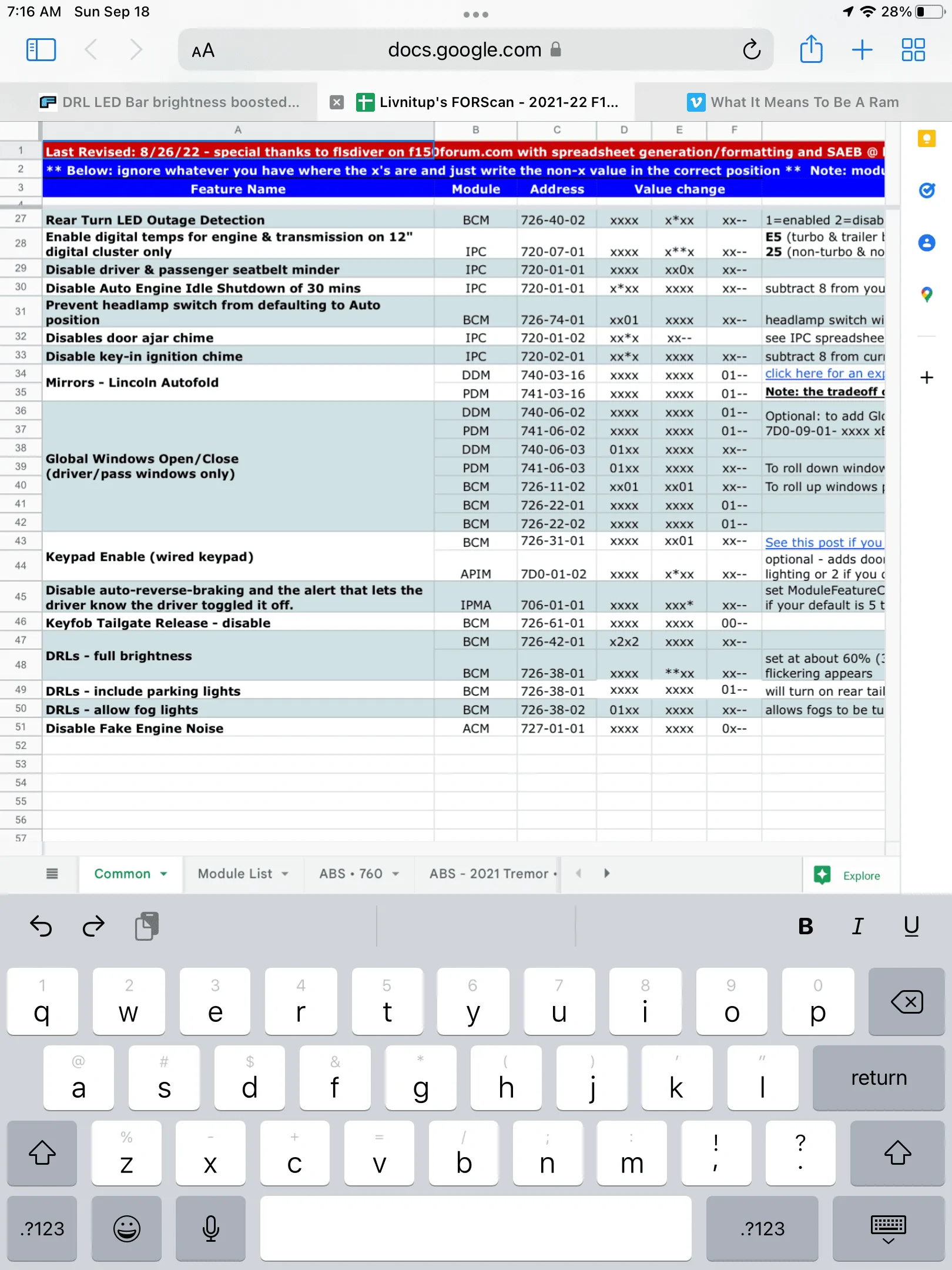 Ford F-150 DRL LED Bar brightness boosted using Forscan 76DDD619-57FC-4844-BC56-F81F9F4E9CCE