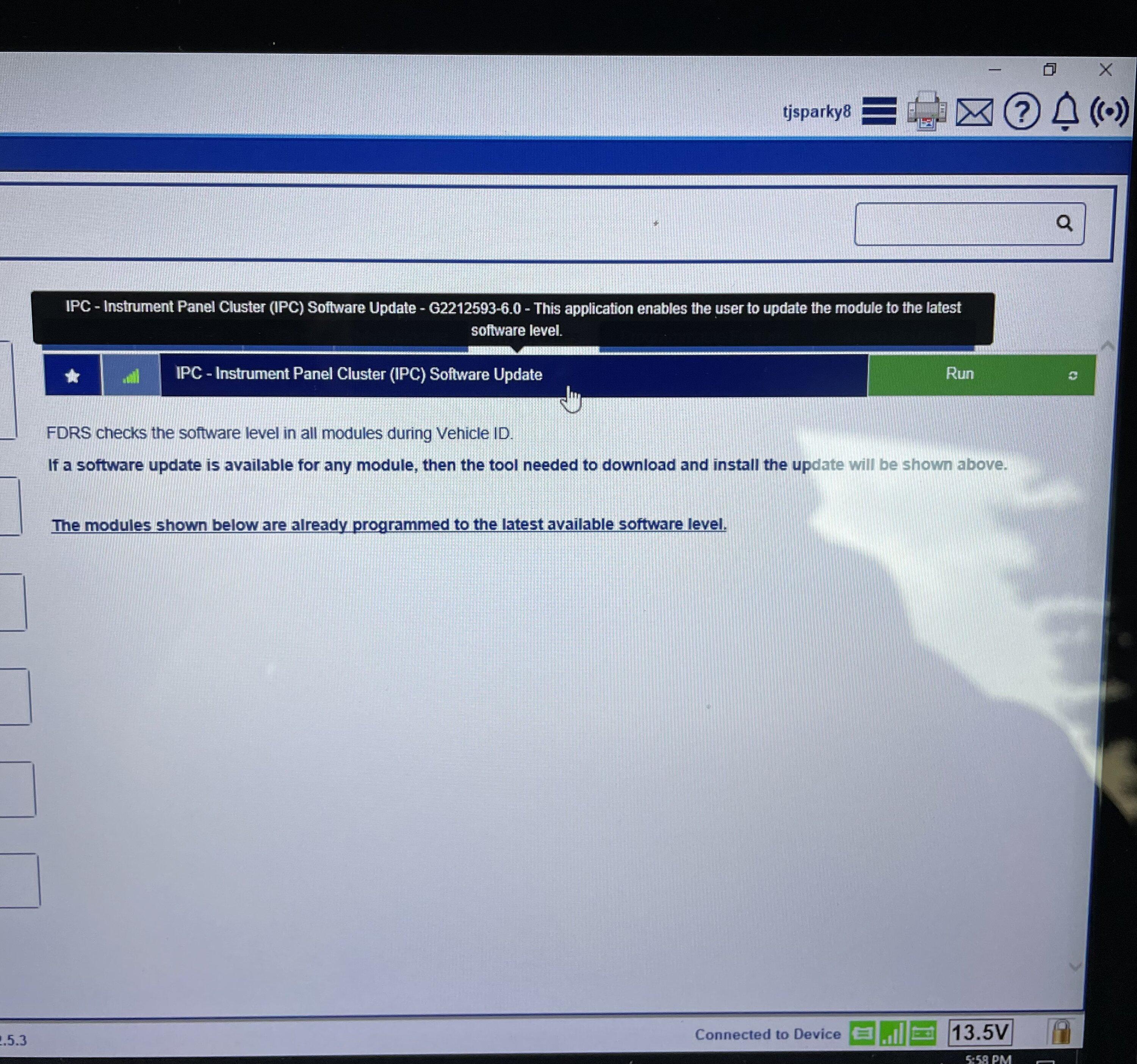 Ford F-150 ECU module programming guide using FDRS 79E26B7D-904F-4213-BD6D-C7944E6A9394