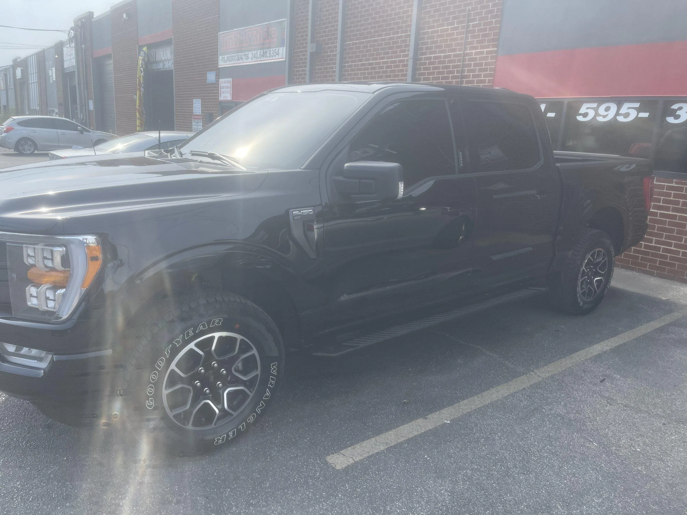 Ford F-150 So I tinted my front windshield.... 7A1D43BE-0D1C-4217-9CFB-6A1758A96E7B