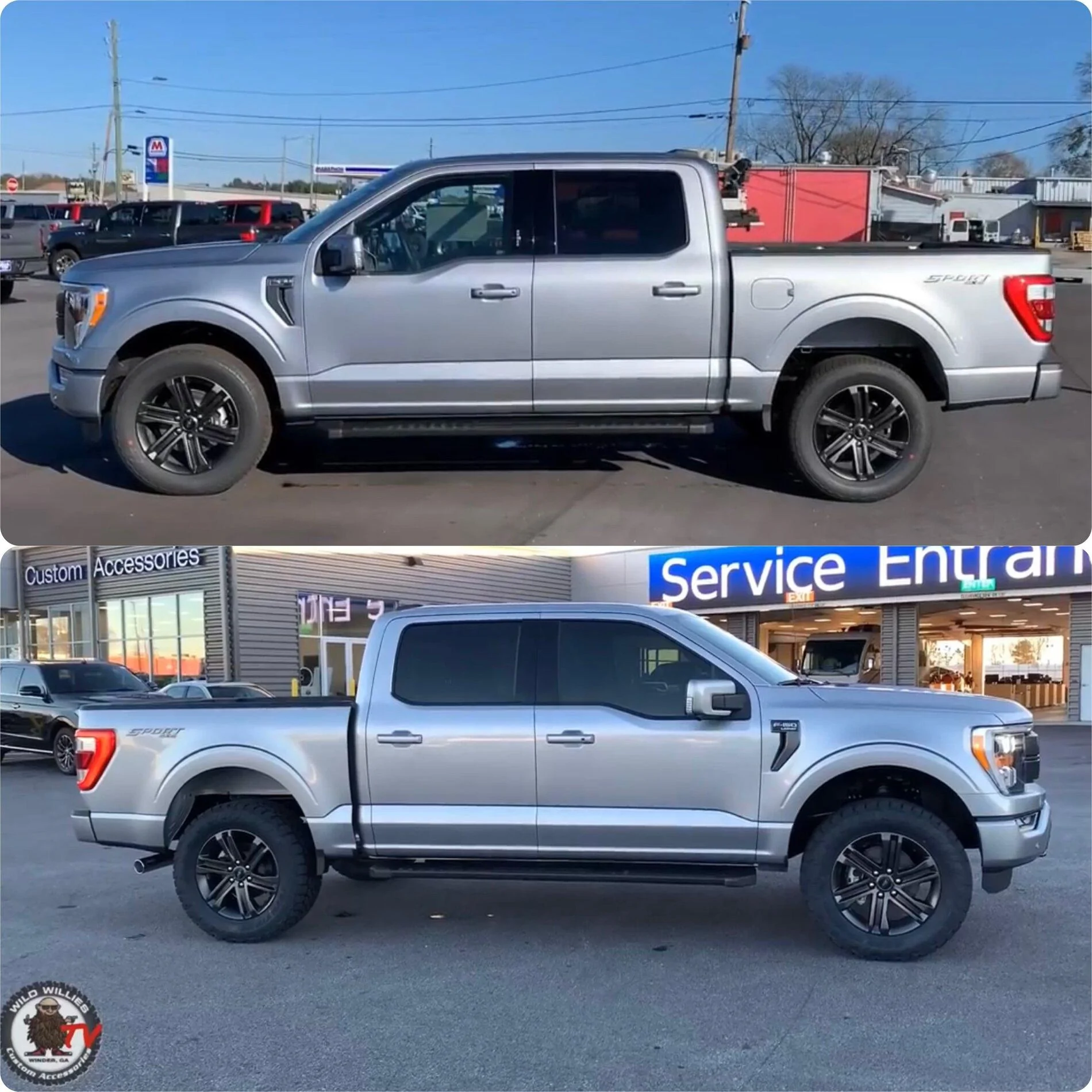 Ford F-150 2021 F-150 on 2.25" Leveling Kit and 34's 7C780662-39A4-4508-99CF-874FA5B19F56