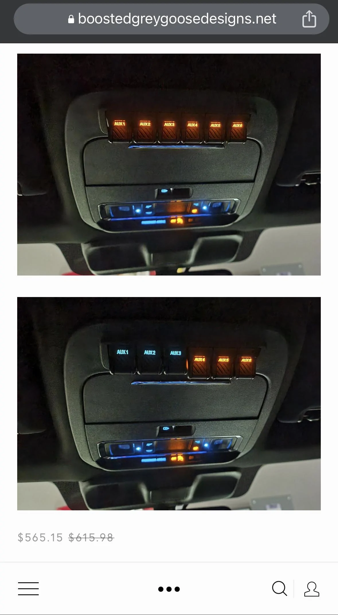 Ford F-150 Upfitter Switch installation 844E8721-1DFC-41B3-8FA3-273E152E0E82