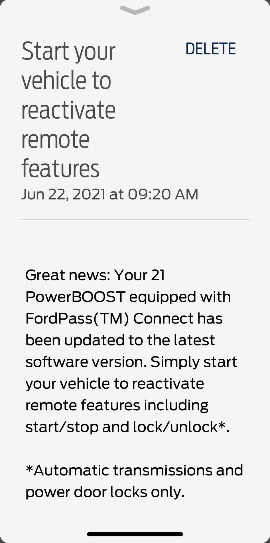 Ford F-150 OTA Update - anyone received one yet? 8786AB89-59D1-4B7D-81AF-D84588F68668