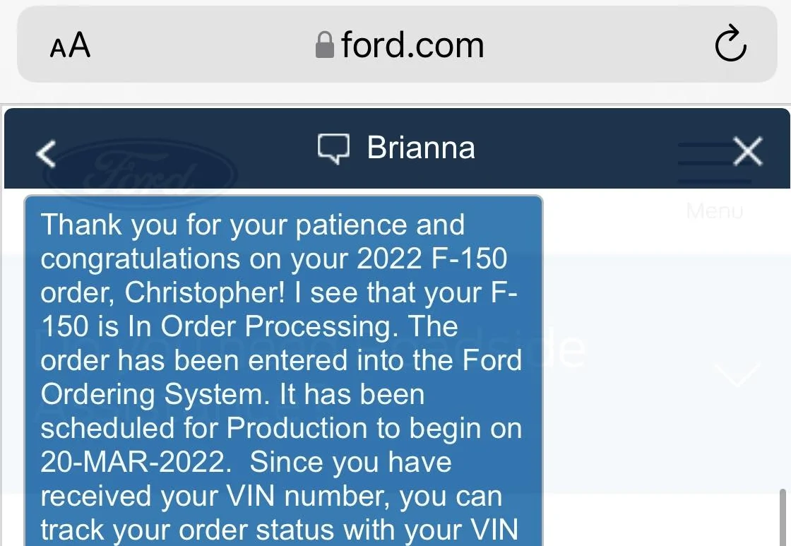 Ford F-150 3/14/2022 Build Week 88E86E78-F60D-4E34-AFA2-99A43F0F7F3C