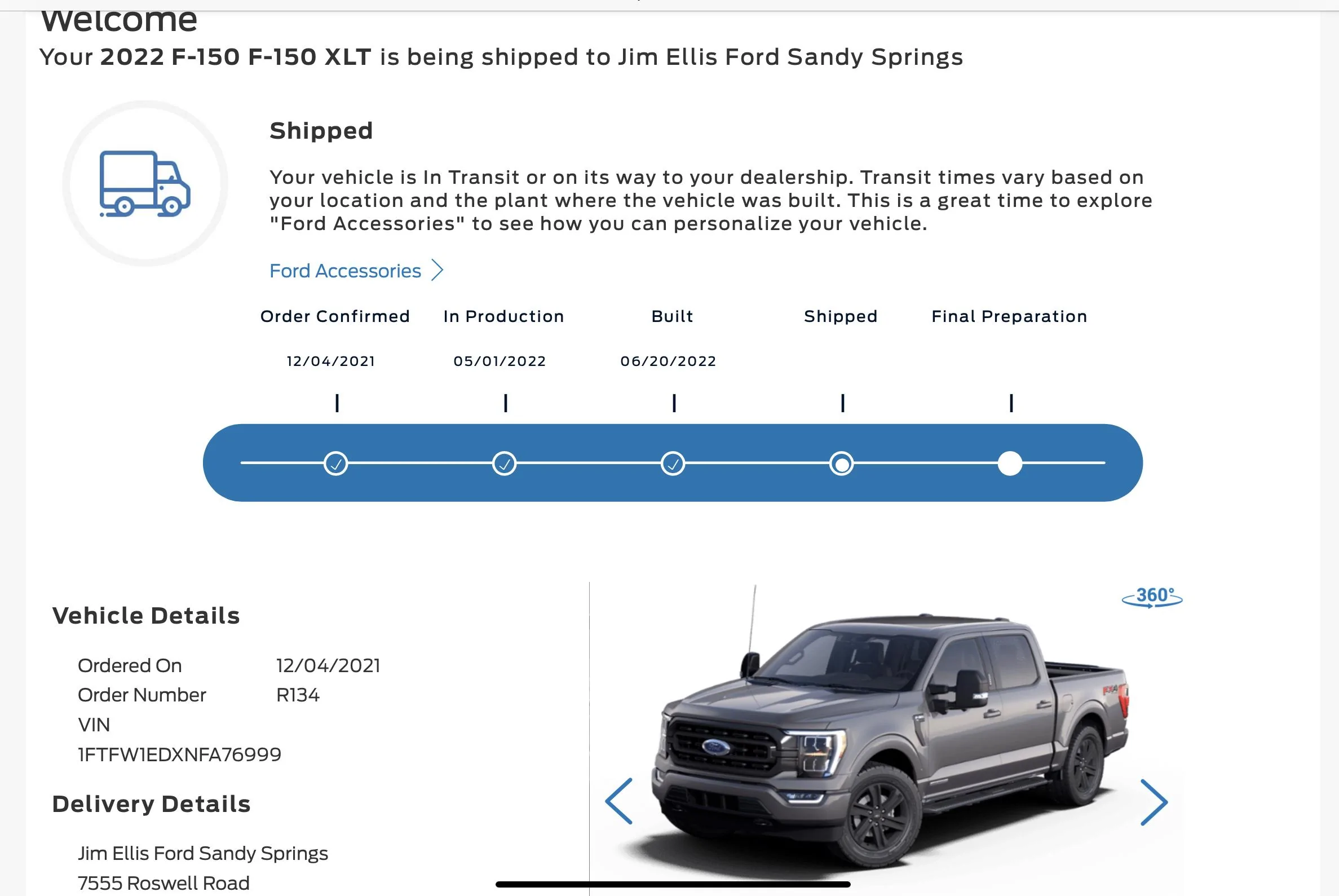 Ford F-150 05/09/22 Build week 89E2F0DC-22DE-4E88-A730-080BDD4E5D5D