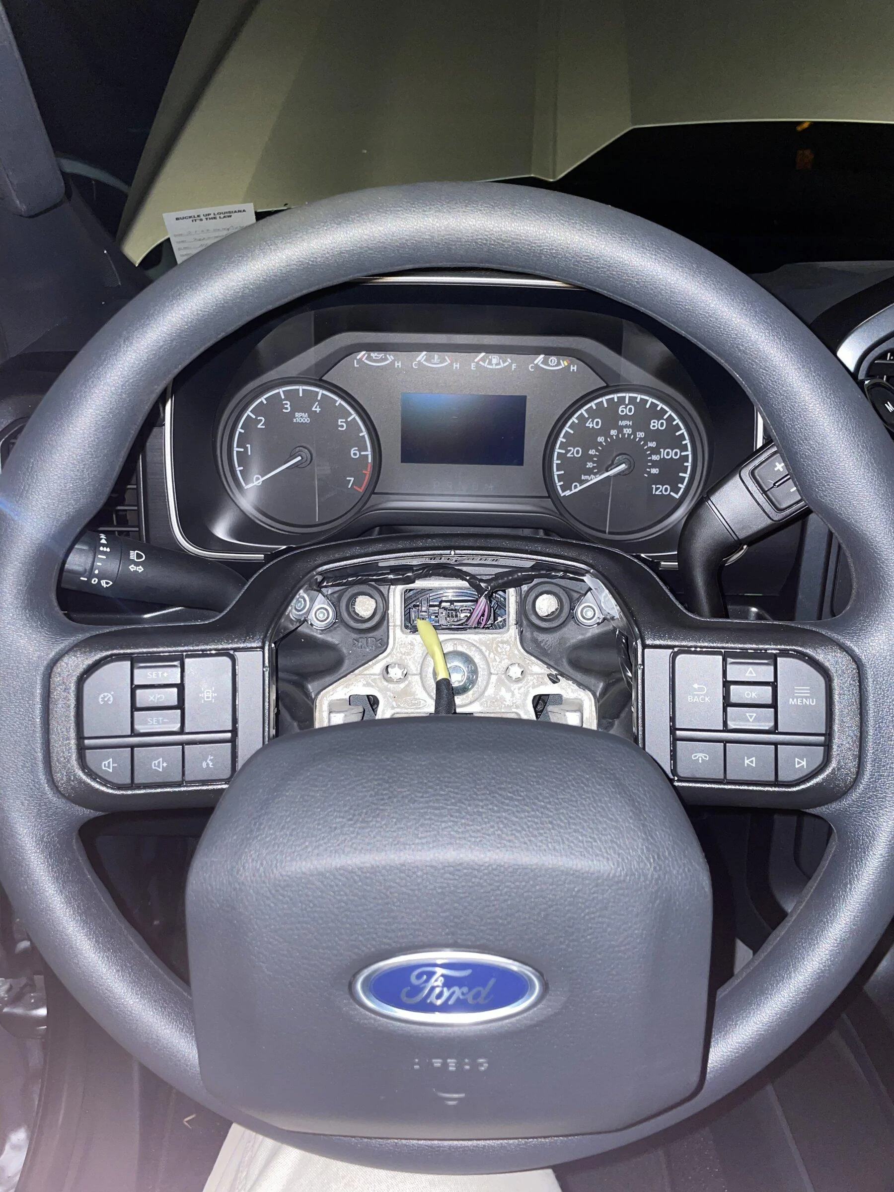 Ford F-150 Leather Stx steering wheel conversion 8C27C0FC-4F87-441C-B5AA-354608DDB3FF
