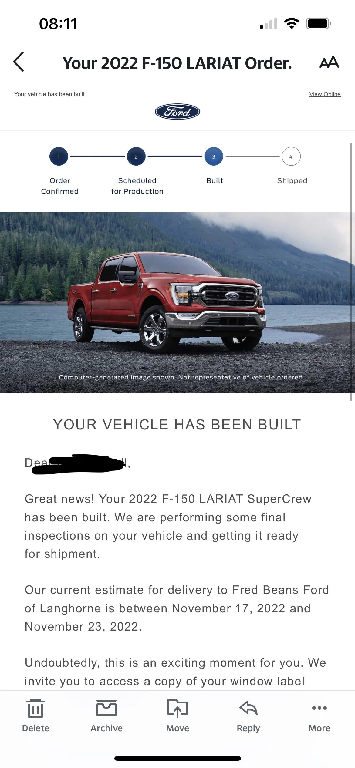 Ford F-150 06/6/22 Build Week Group 8D570BDA-A46D-4AA4-AB15-FE6C4473702F