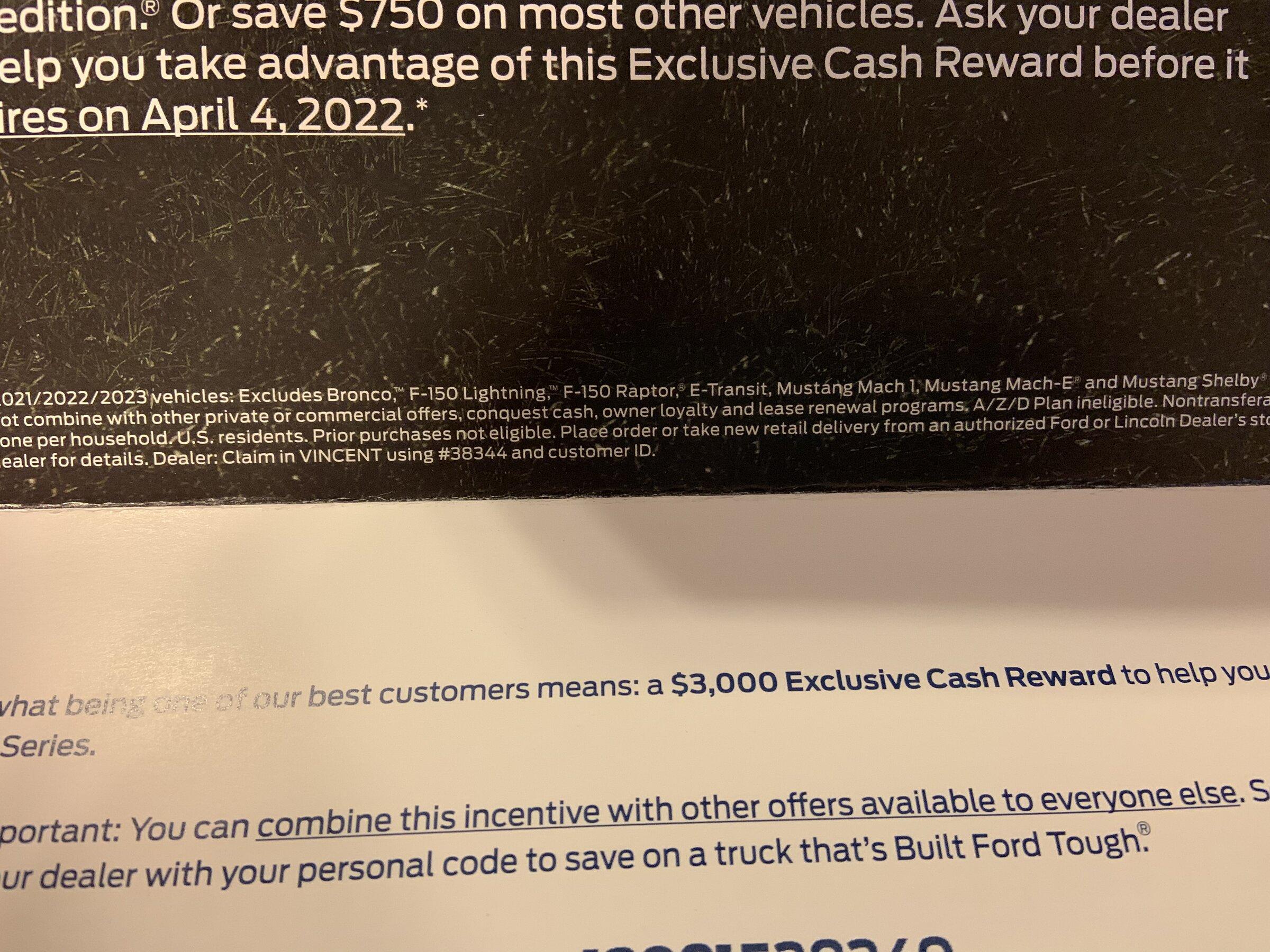 Ford F-150 Custom order tremor 1k rebate 92B5B2C0-ED2B-4AA2-BCA1-445DB46C82A7