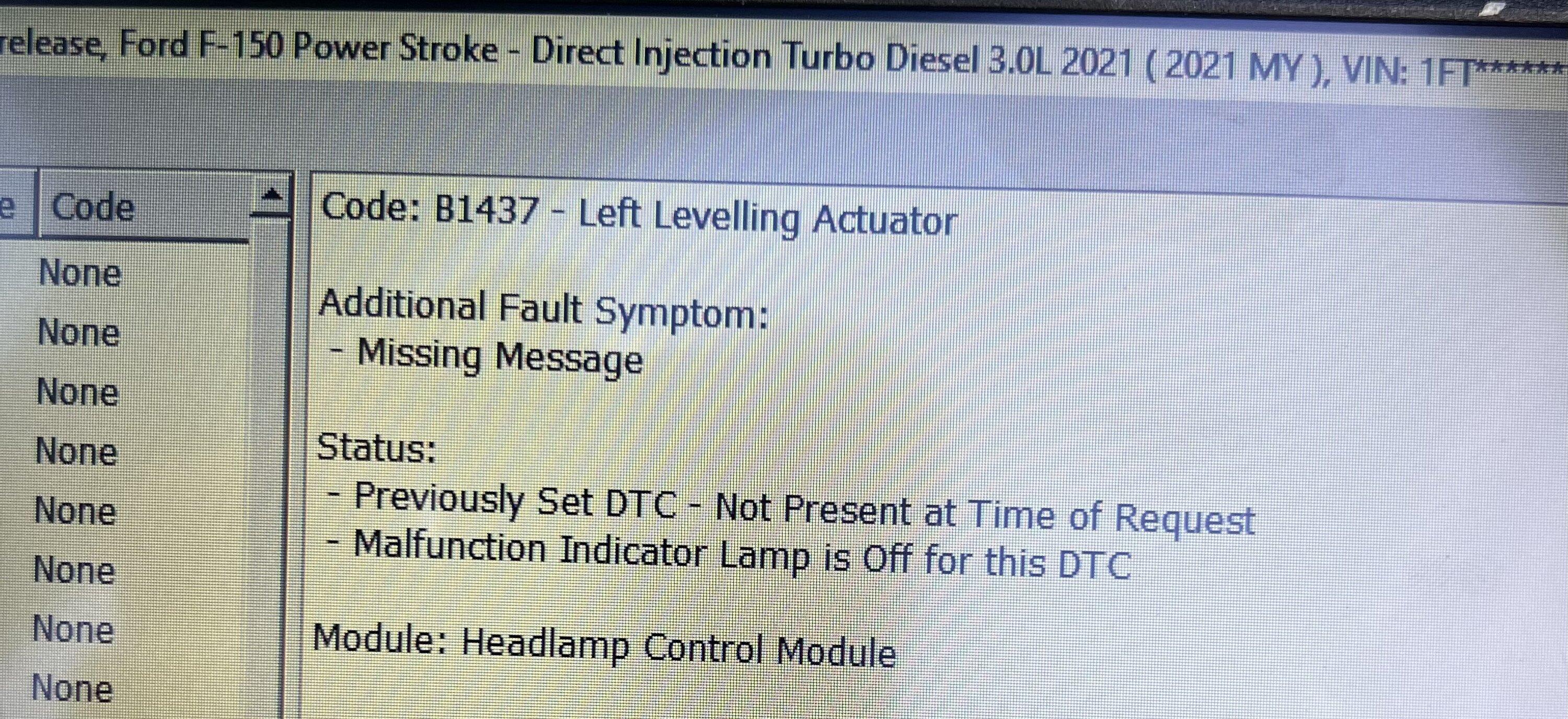 Ford F-150 Auto leveling headlights not always working 9A139F8A-C5DA-4A4F-B647-0CF4BCAEEAF4