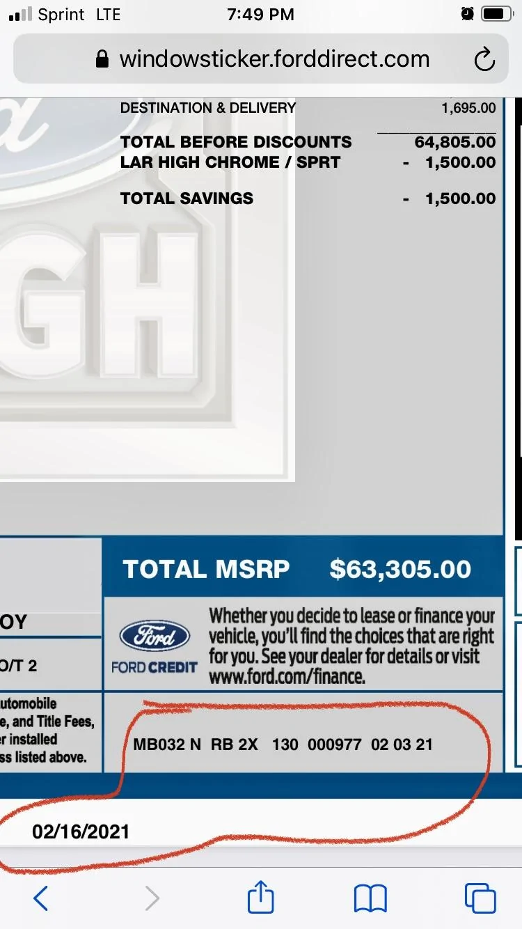 Ford F-150 22 FEB week builds 9C60ECEE-91BF-4B06-875D-FBC5194C5643