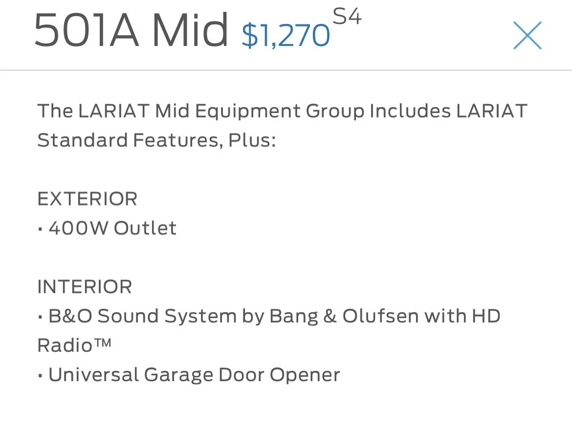 Ford F-150 500a vs 501a worth it? 9D488550-48C7-4026-AEAE-8B55BE6B5681