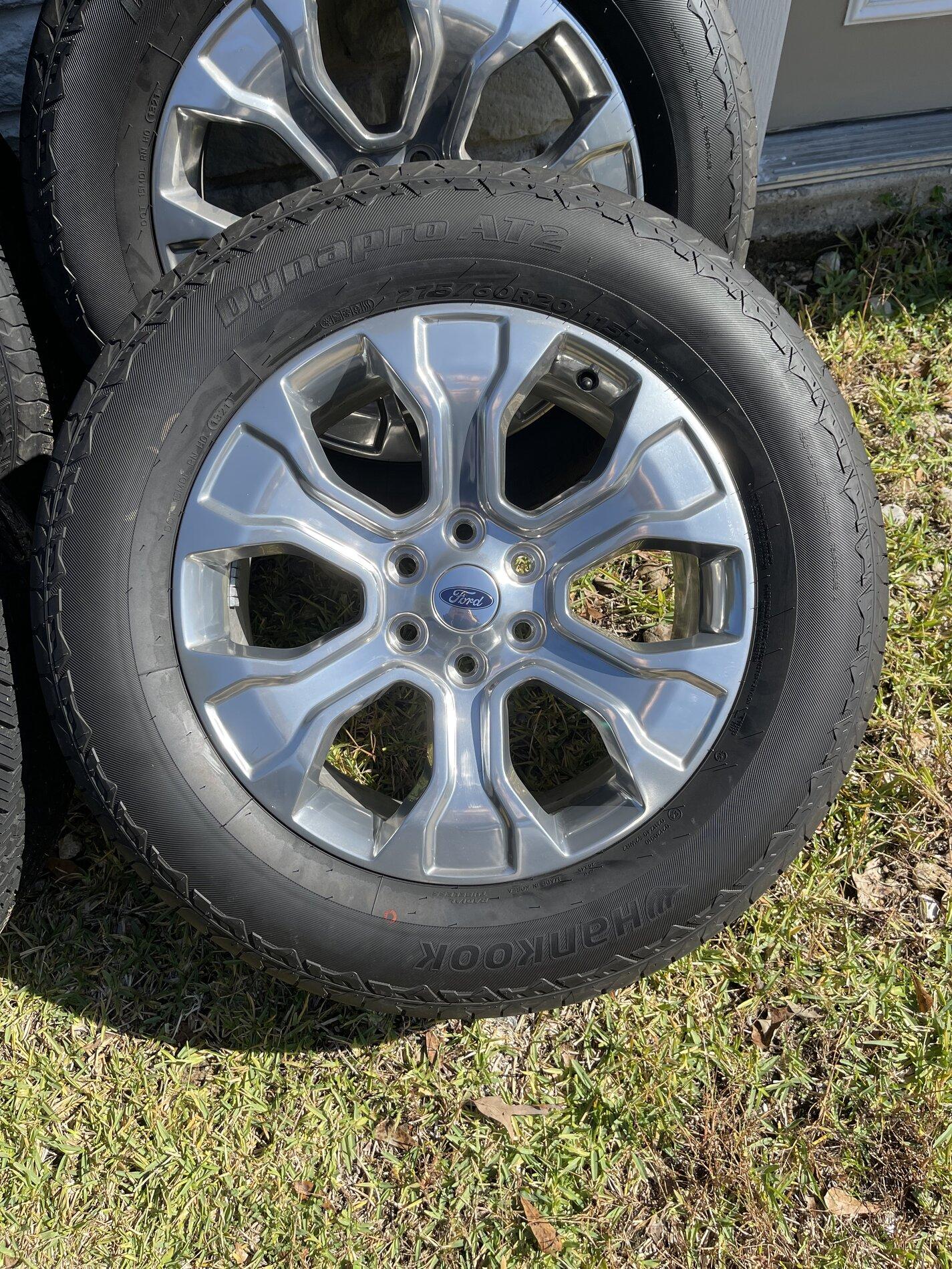 Ford F-150 Platinum wheels and hankook AT tires 9D77DCB6-68E7-4BA2-960E-5DA5013DE170