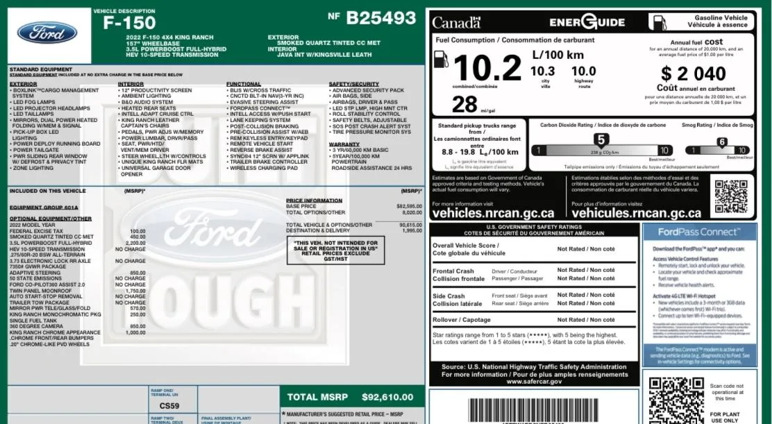 Ford F-150 05/09/22 Build week 9D929B61-852F-4AD2-90EA-60C15D82F2C2