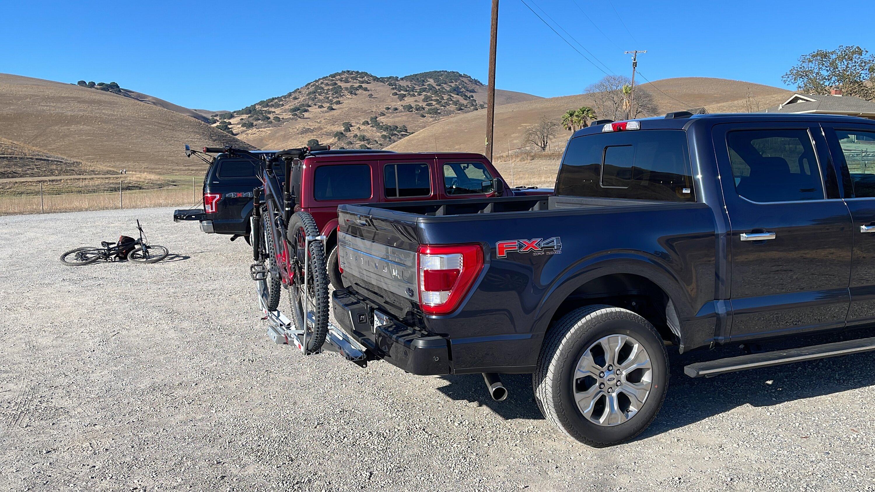 Ford F-150 BlueCruise With a Bike Rack 9E501938-B626-4EA7-8A46-0E92D4FF1417
